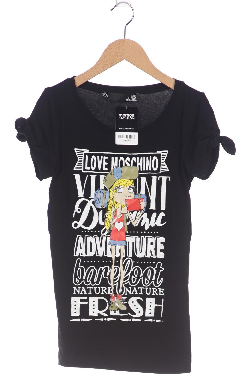 

Love Moschino Damen T-Shirt, schwarz, Gr. 38