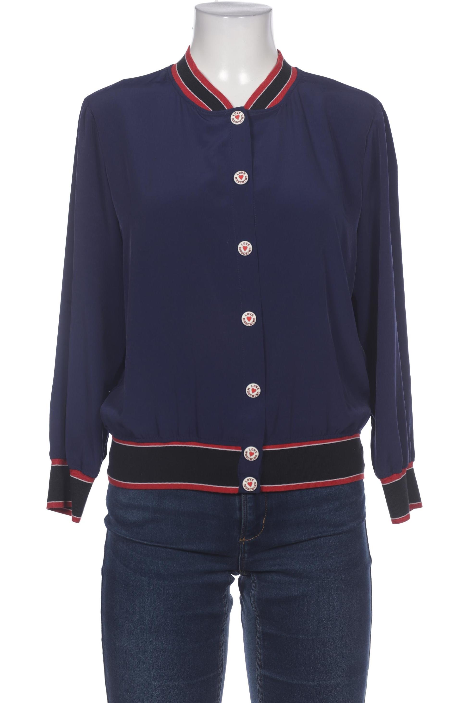 

Love Moschino Damen Bluse, marineblau, Gr. 40