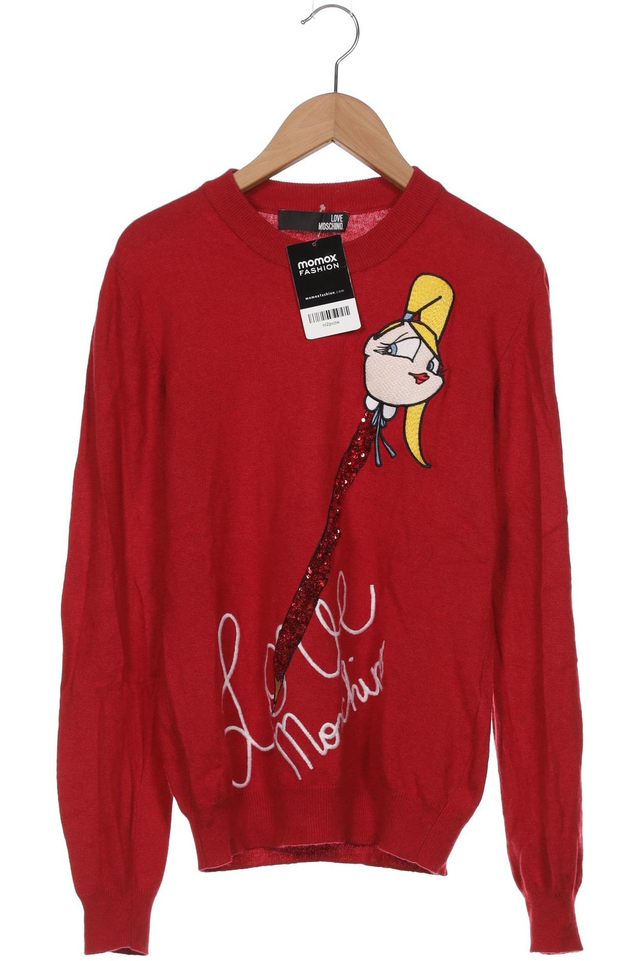 

Love Moschino Damen Pullover, rot, Gr. 36