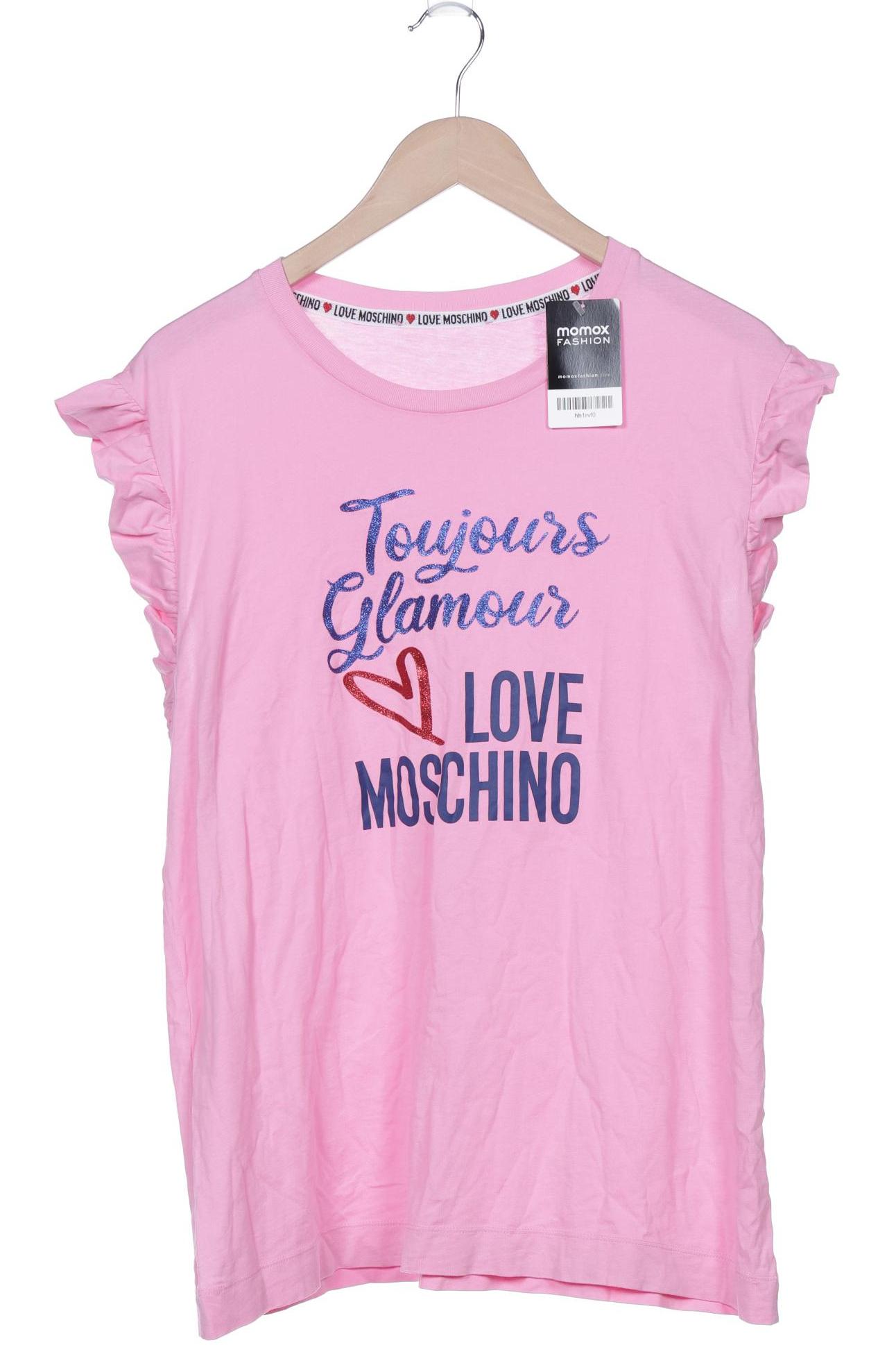 

Love Moschino Damen T-Shirt, pink, Gr. 44
