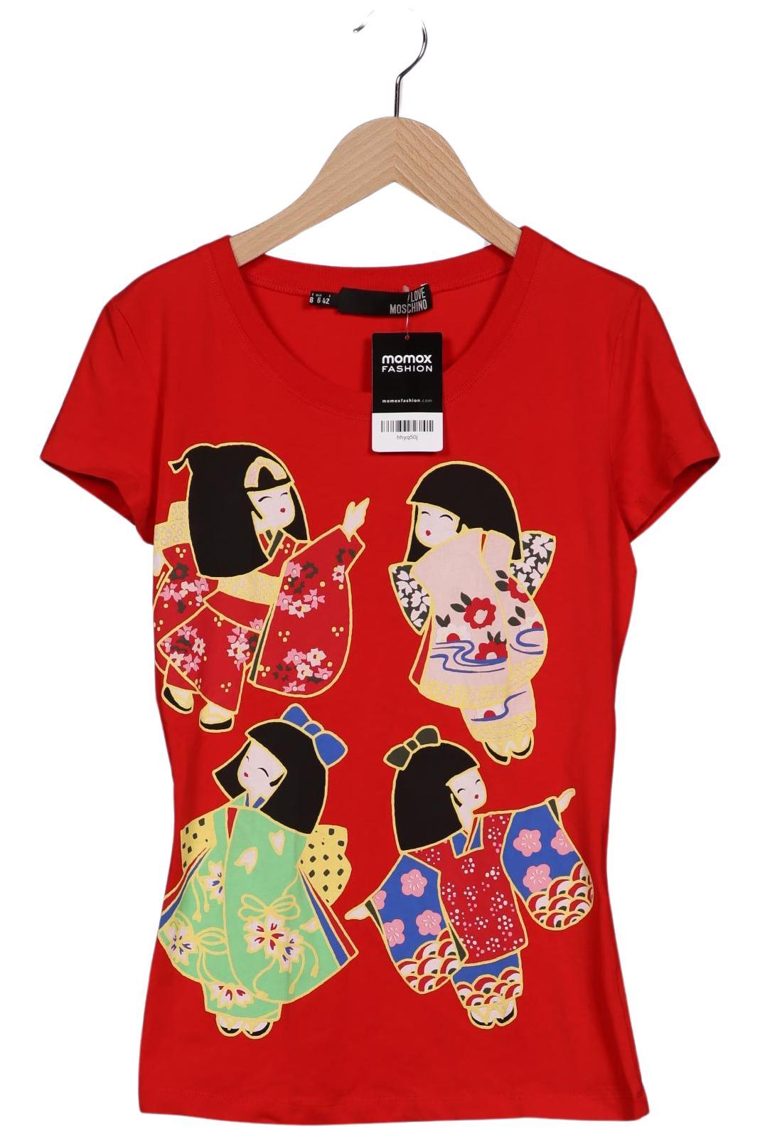 

Love Moschino Damen T-Shirt, rot, Gr. 38