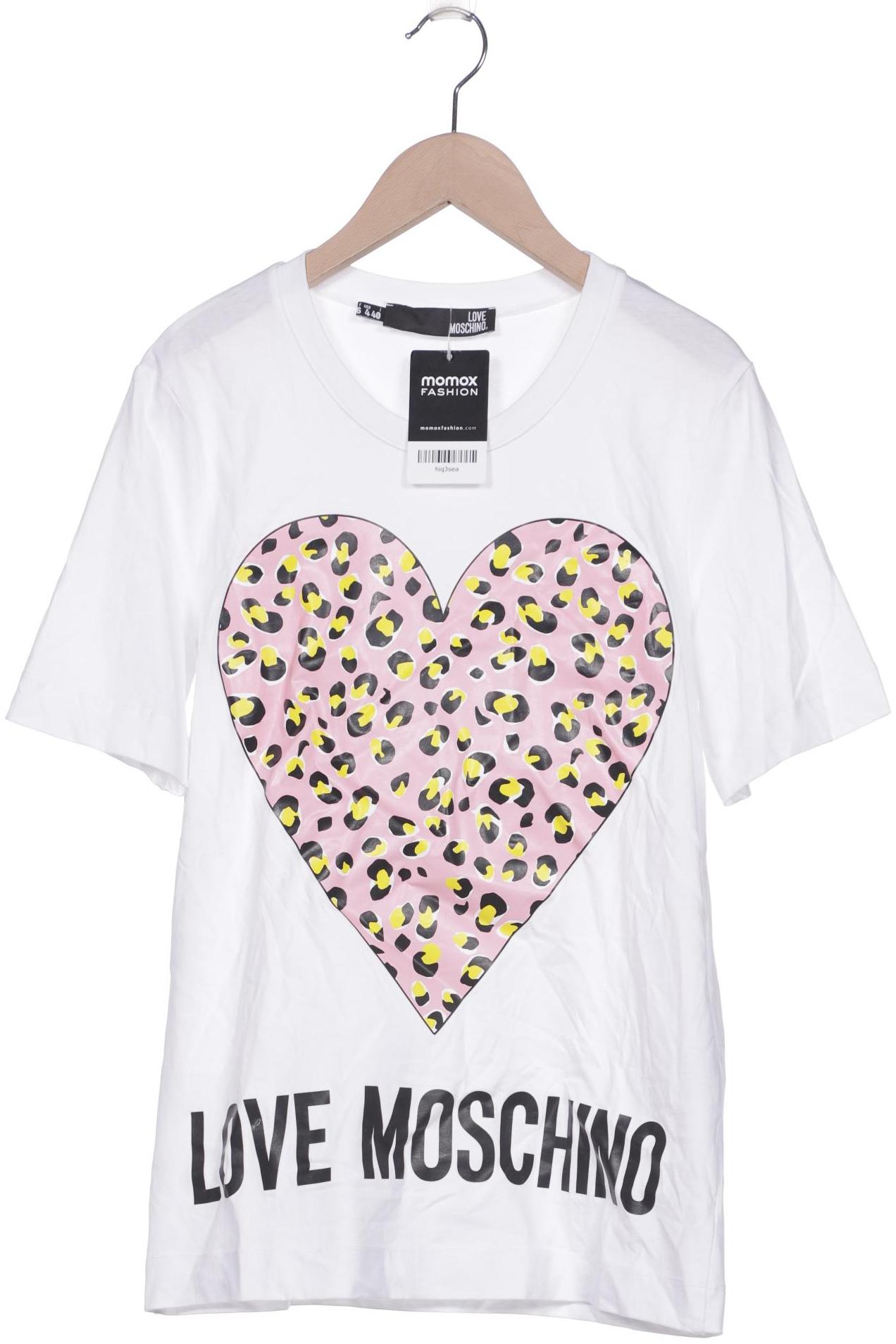 

Love Moschino Damen T-Shirt, weiß, Gr. 36