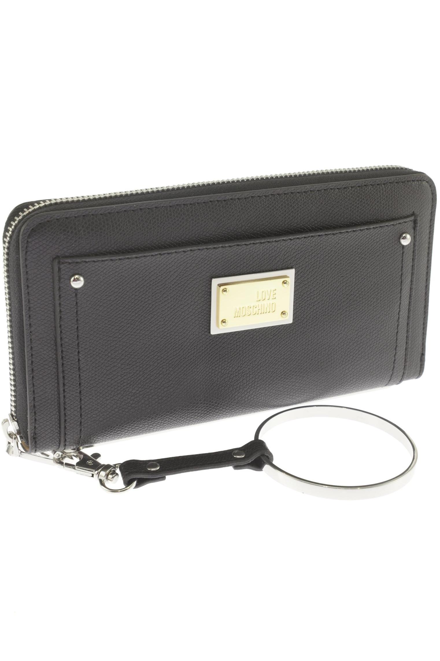 

Love Moschino Damen Portemonnaie, schwarz, Gr.