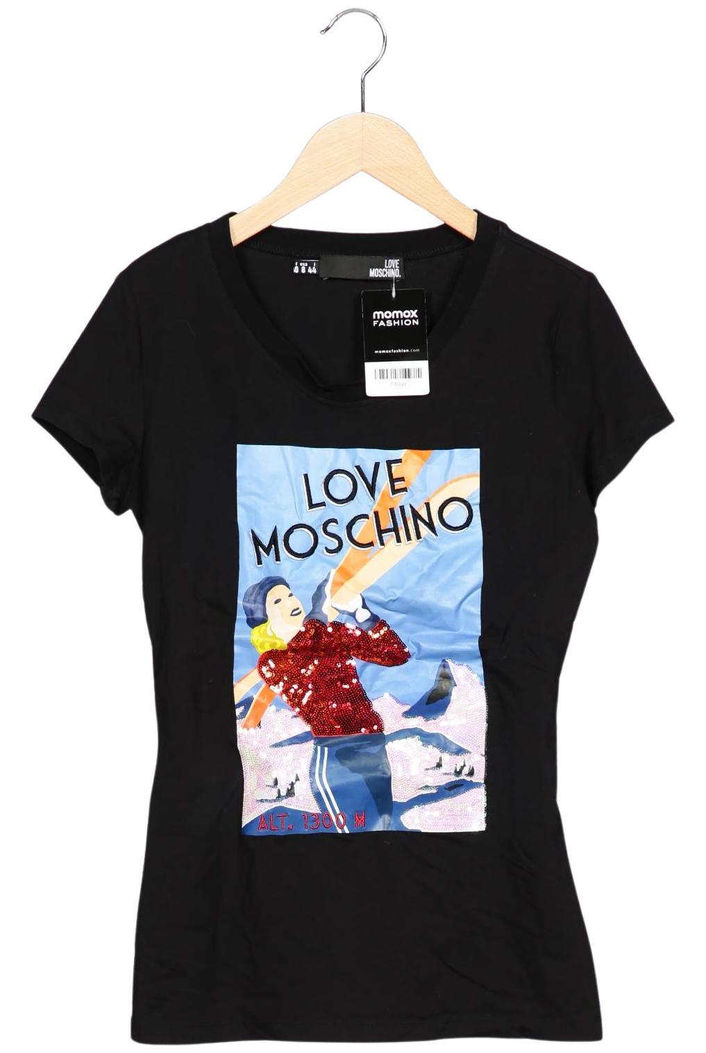 

Love Moschino Damen T-Shirt, schwarz, Gr. 40
