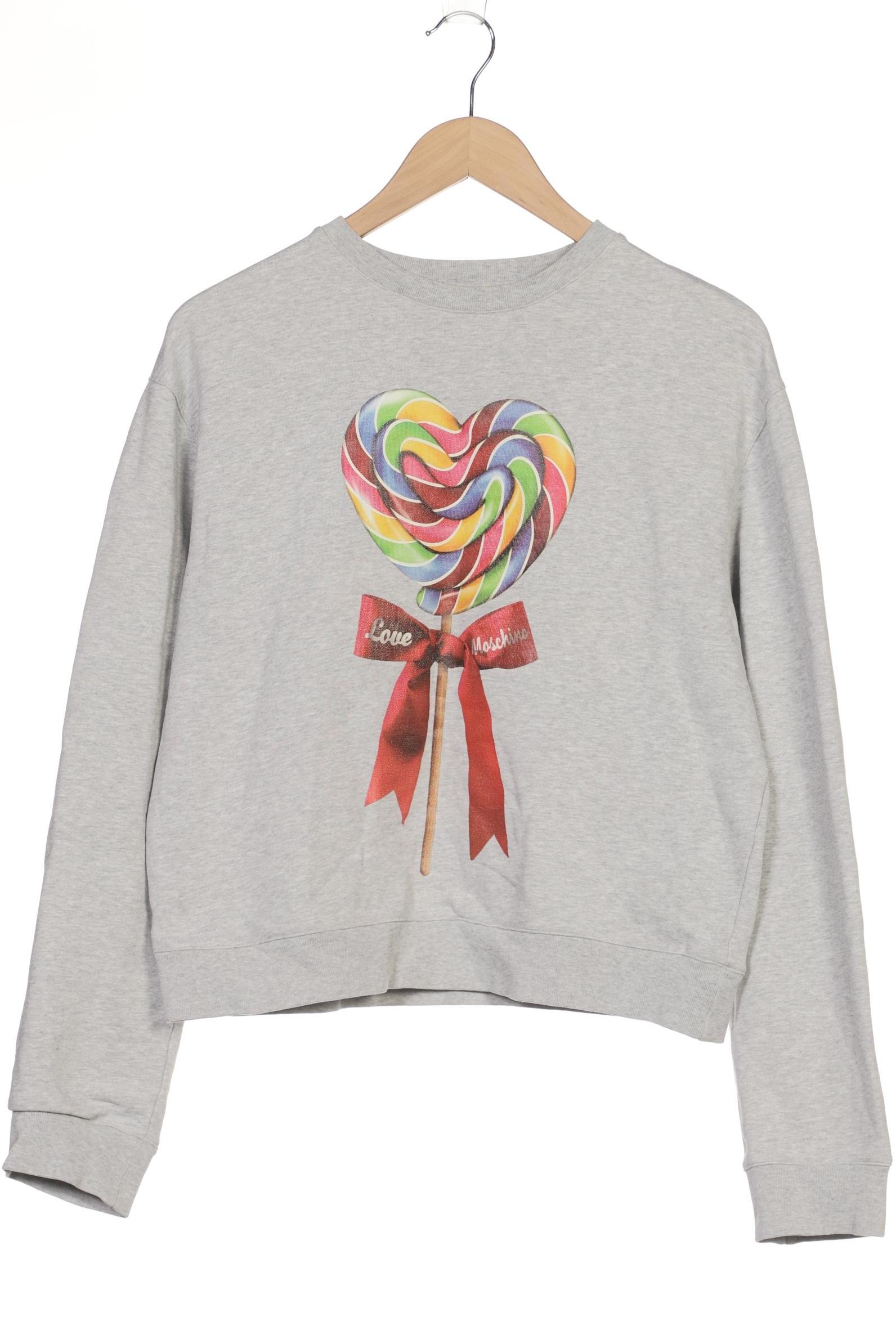 

Love Moschino Damen Sweatshirt, grau, Gr. 40