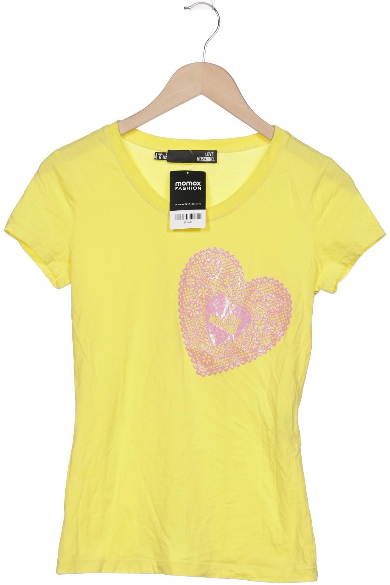 

Love Moschino Damen T-Shirt, gelb, Gr. 38