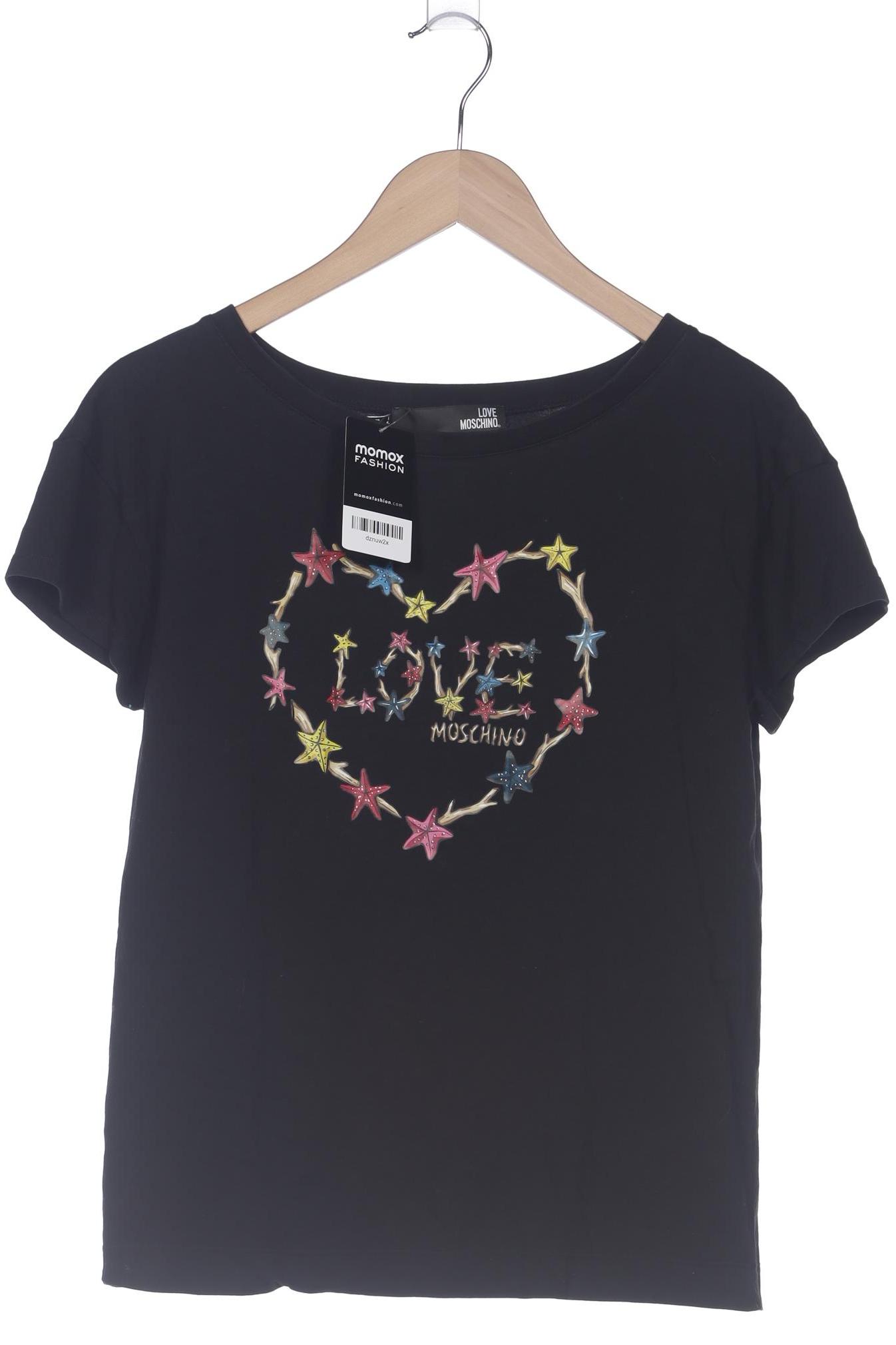 

Love Moschino Damen T-Shirt, schwarz, Gr. 40