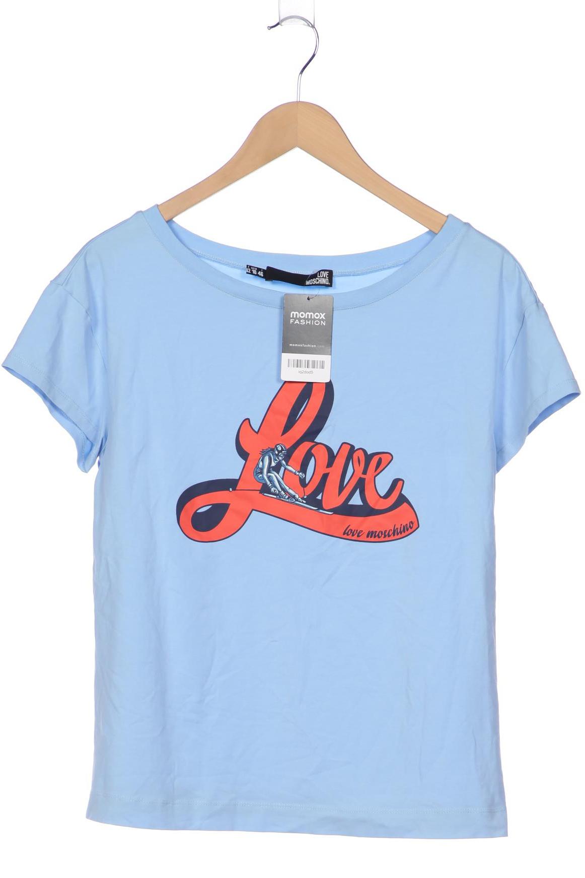

LOVE MOSCHINO Damen T-Shirt, hellblau