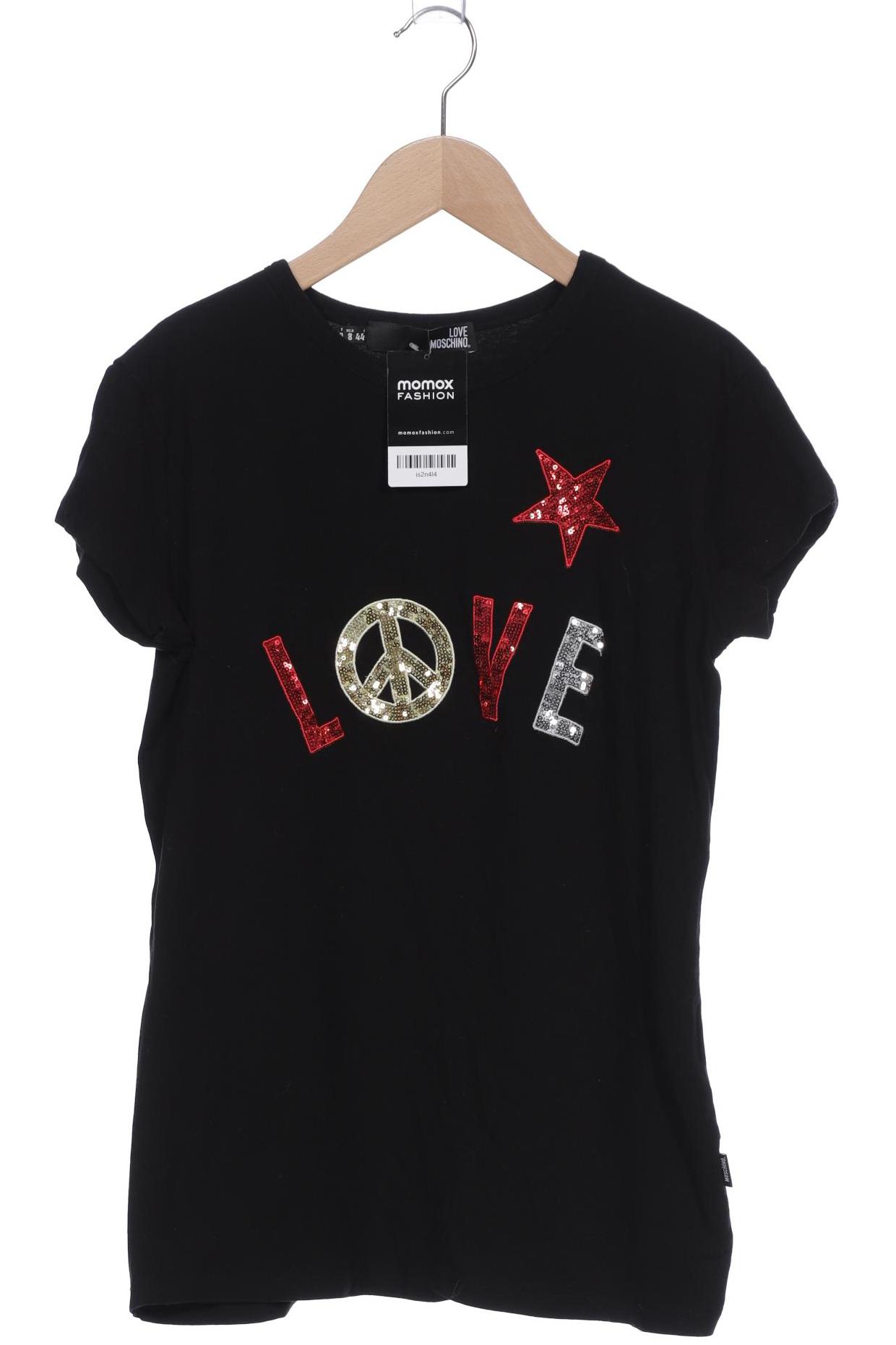 

Love Moschino Damen T-Shirt, schwarz, Gr. 40
