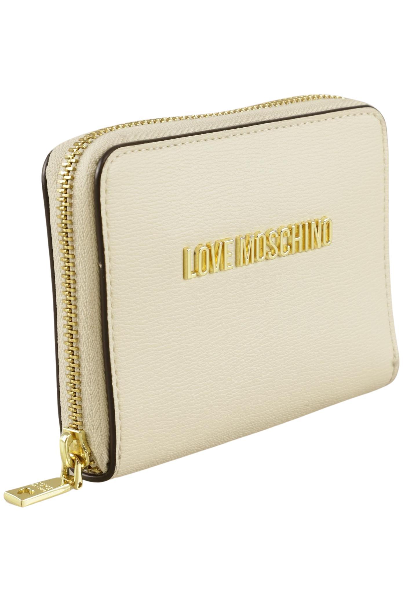 

Love Moschino Damen Portemonnaie, beige, Gr.