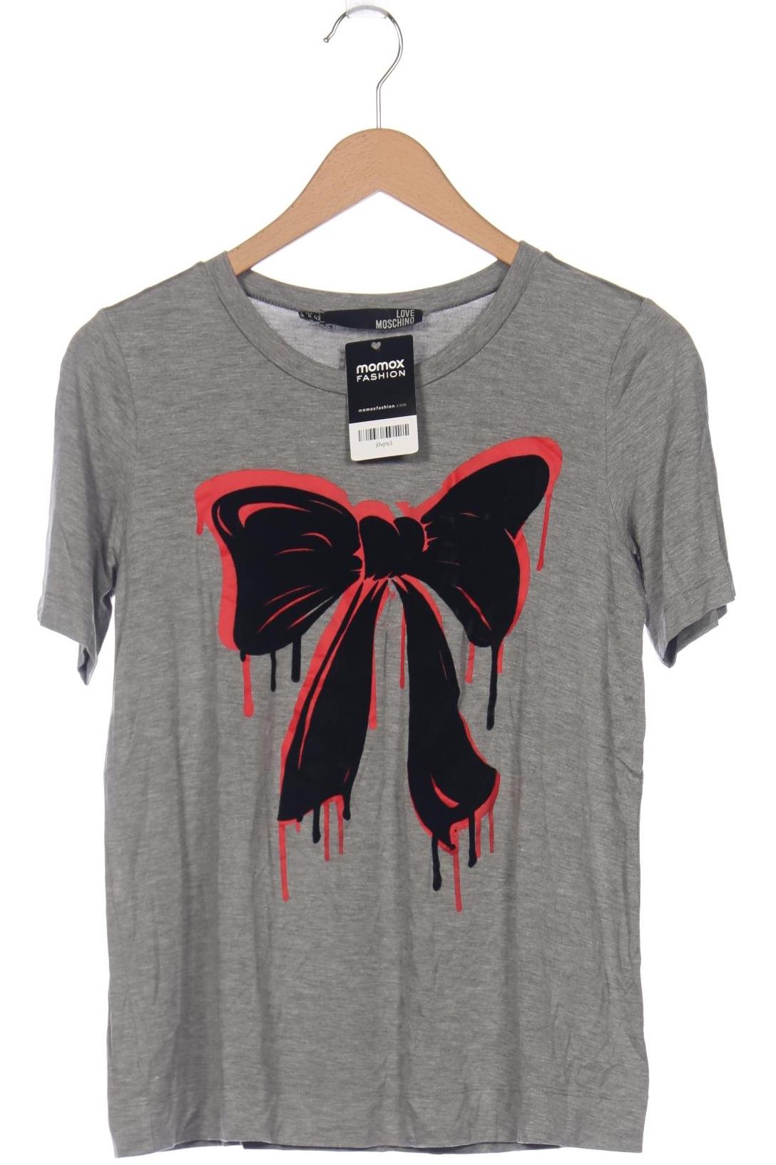 

Love Moschino Damen T-Shirt, grau, Gr. 38