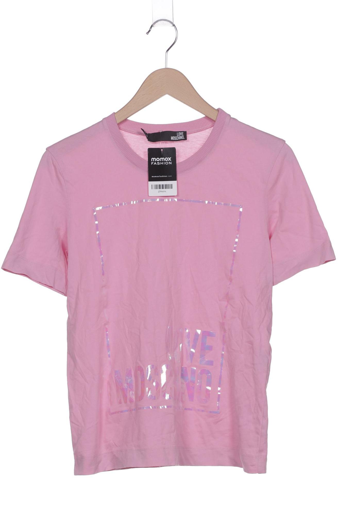 

Love Moschino Damen T-Shirt, pink, Gr. 36