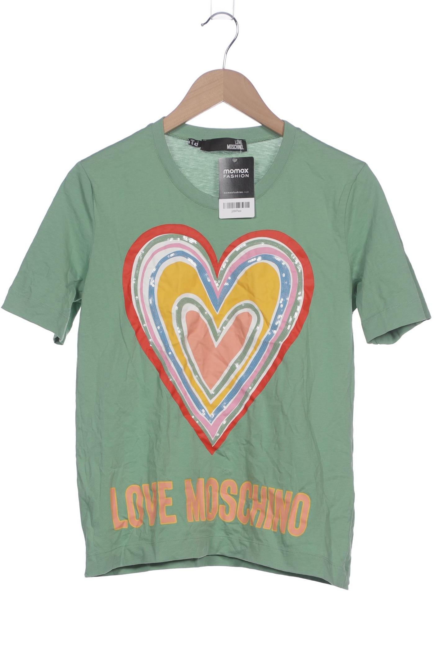 

Love Moschino Damen T-Shirt, grün, Gr. 36