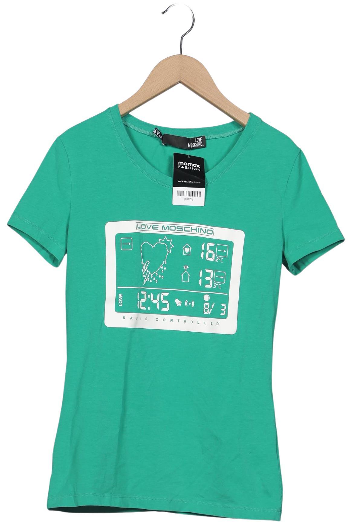 

Love Moschino Damen T-Shirt, grün, Gr. 38