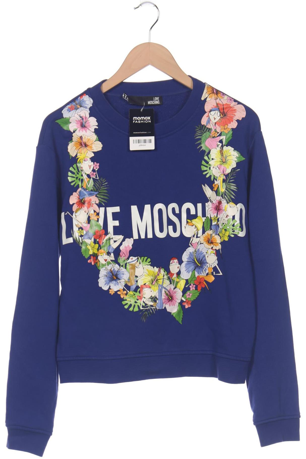 

Love Moschino Damen Sweatshirt, marineblau, Gr. 38