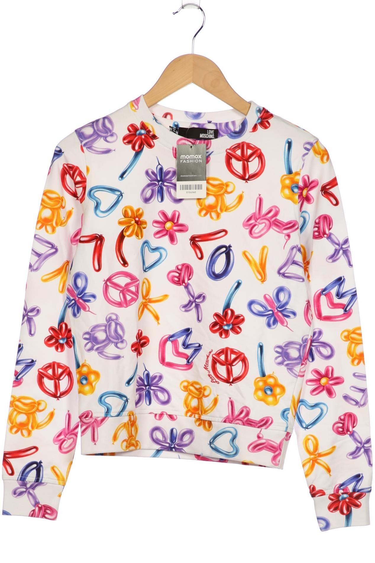 

Love Moschino Damen Sweatshirt, weiß, Gr. 36