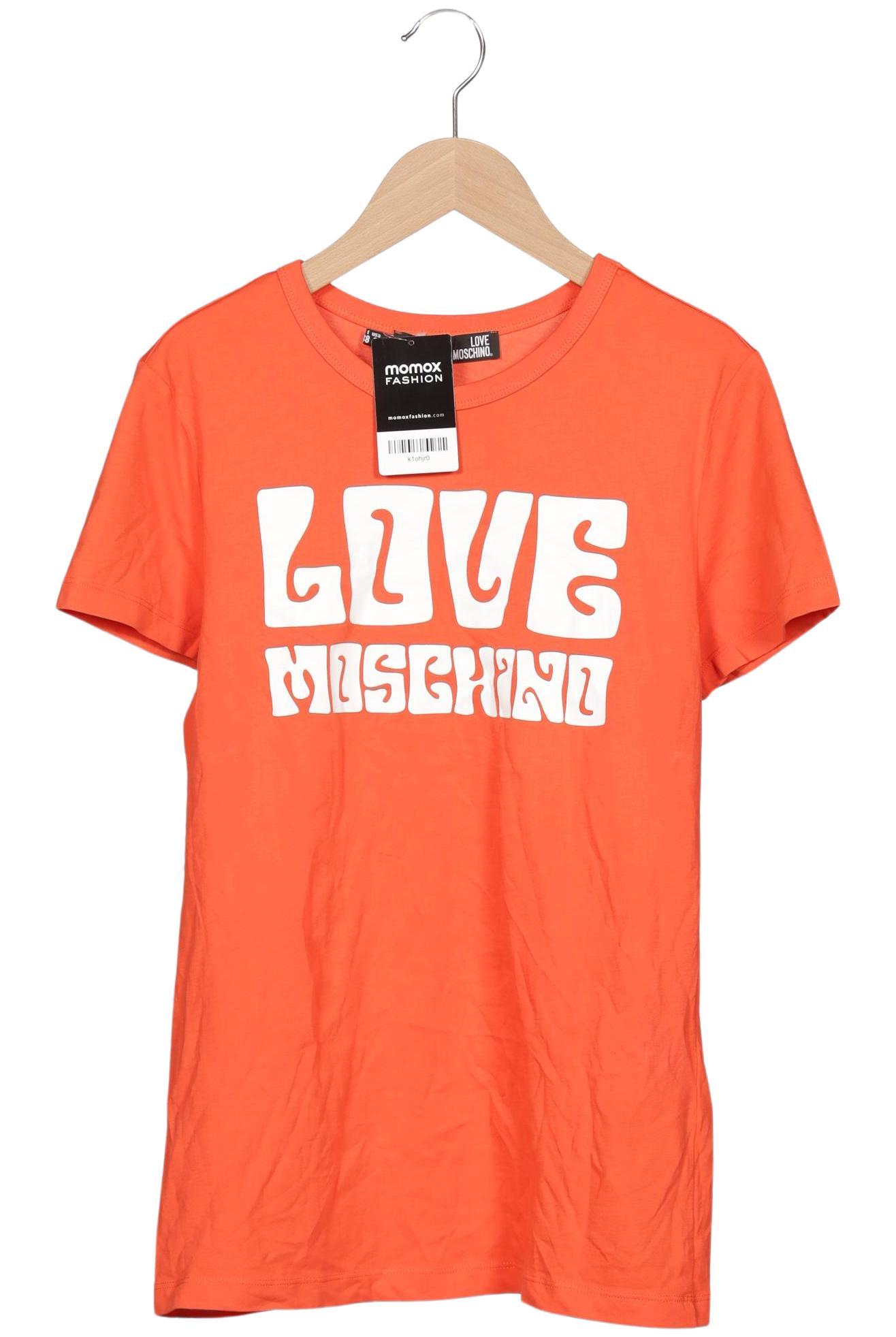 

Love Moschino Damen T-Shirt, orange, Gr. 36