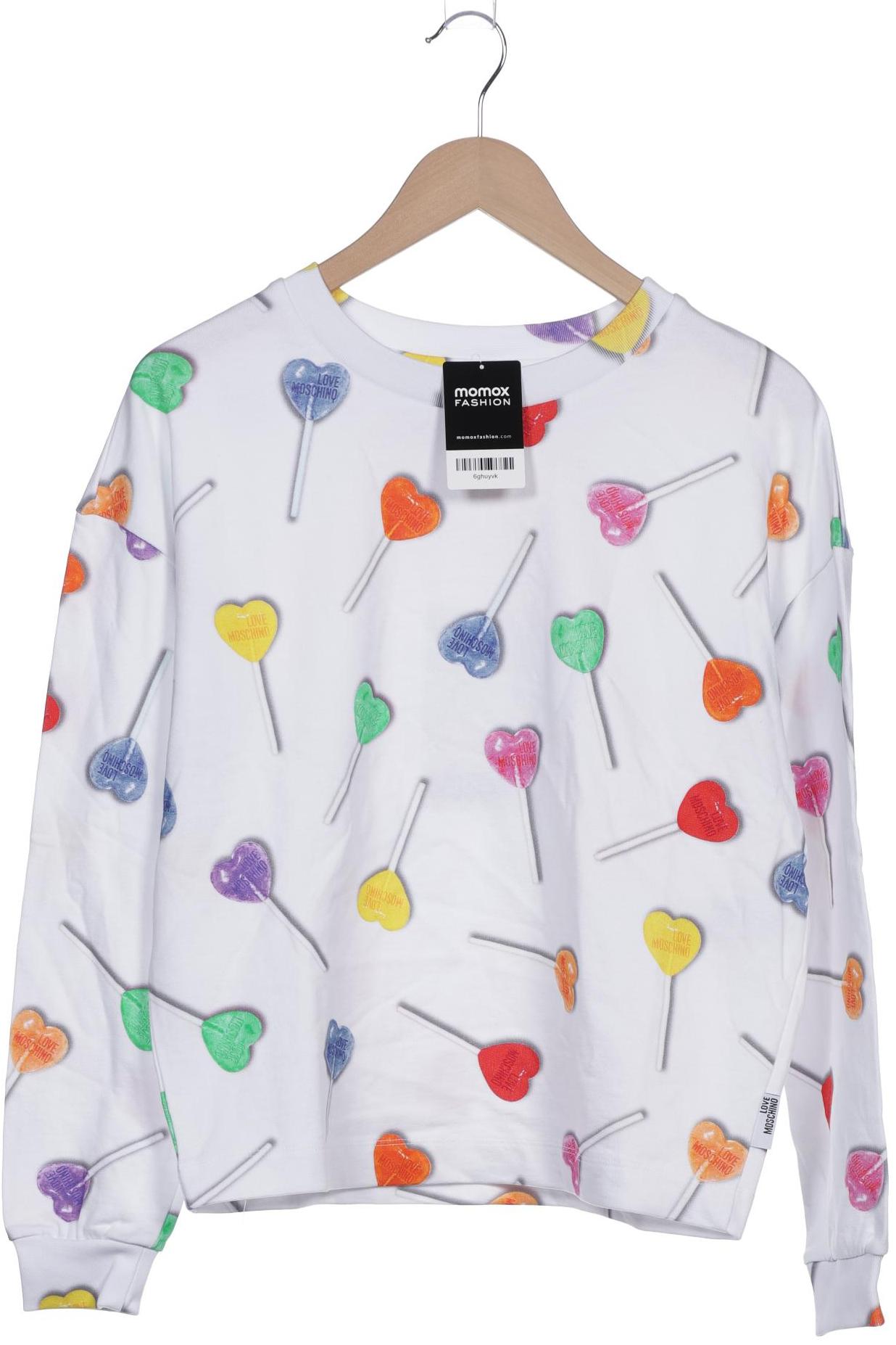 

Love Moschino Damen Sweatshirt, weiß, Gr. 34