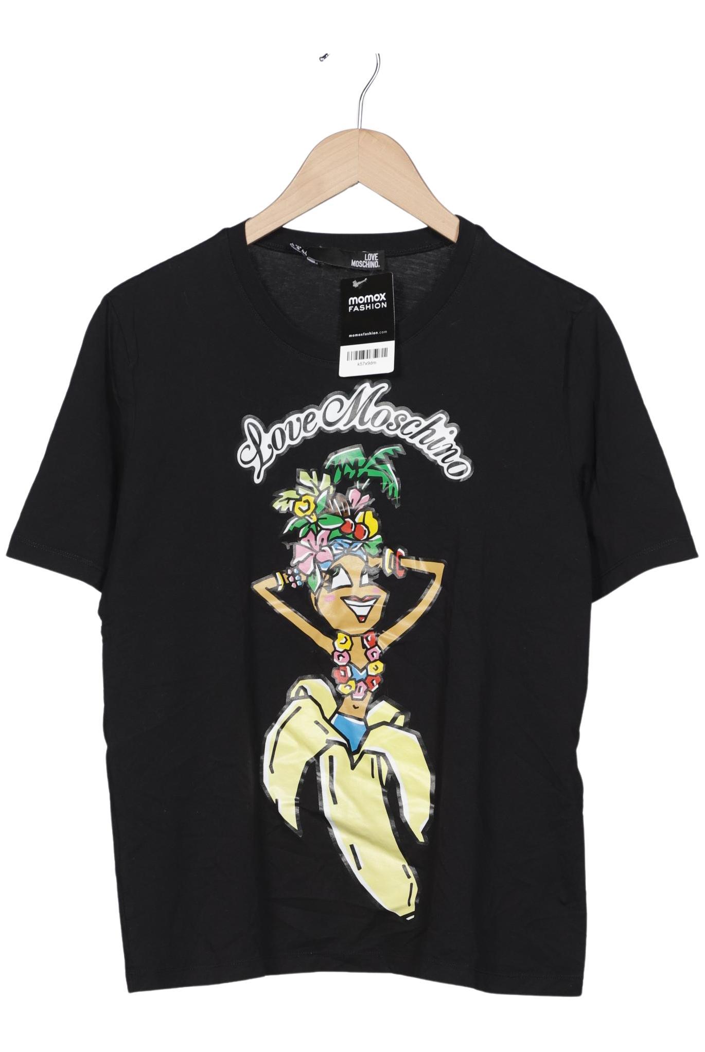 

Love Moschino Damen T-Shirt, schwarz, Gr. 40