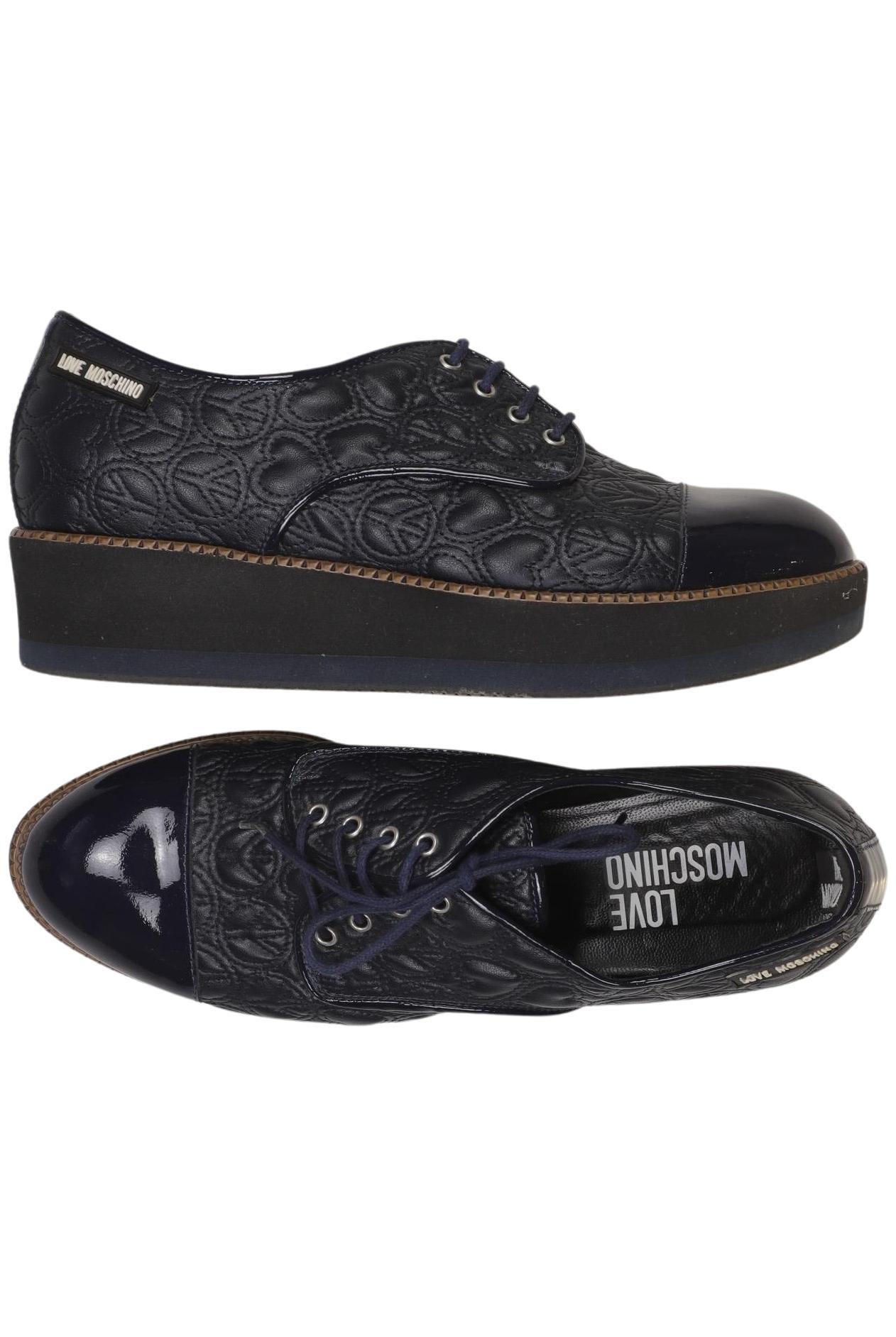 

Love Moschino Damen Halbschuh, marineblau, Gr. 38