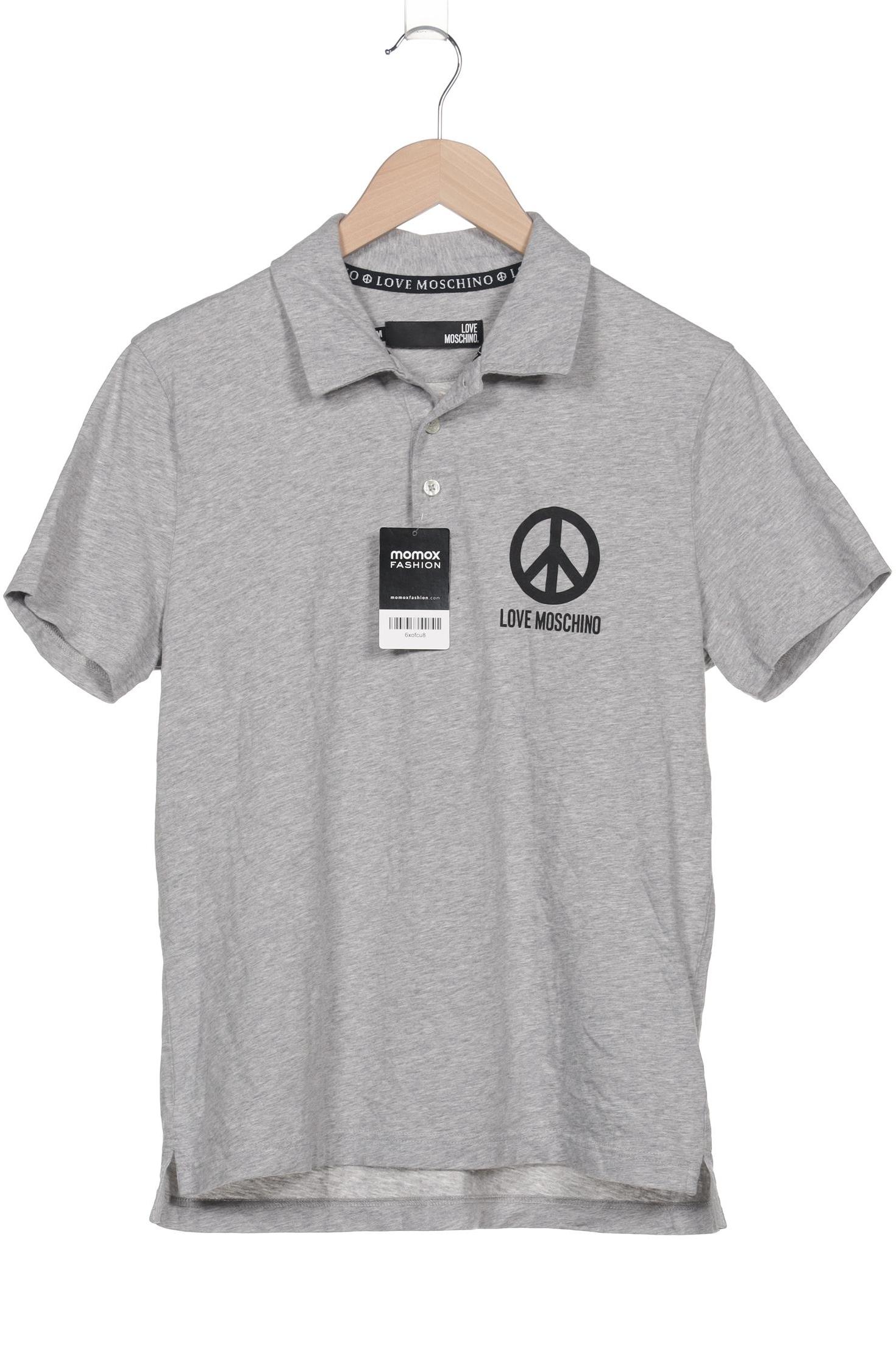 

Love Moschino Damen Poloshirt, grau, Gr. 38
