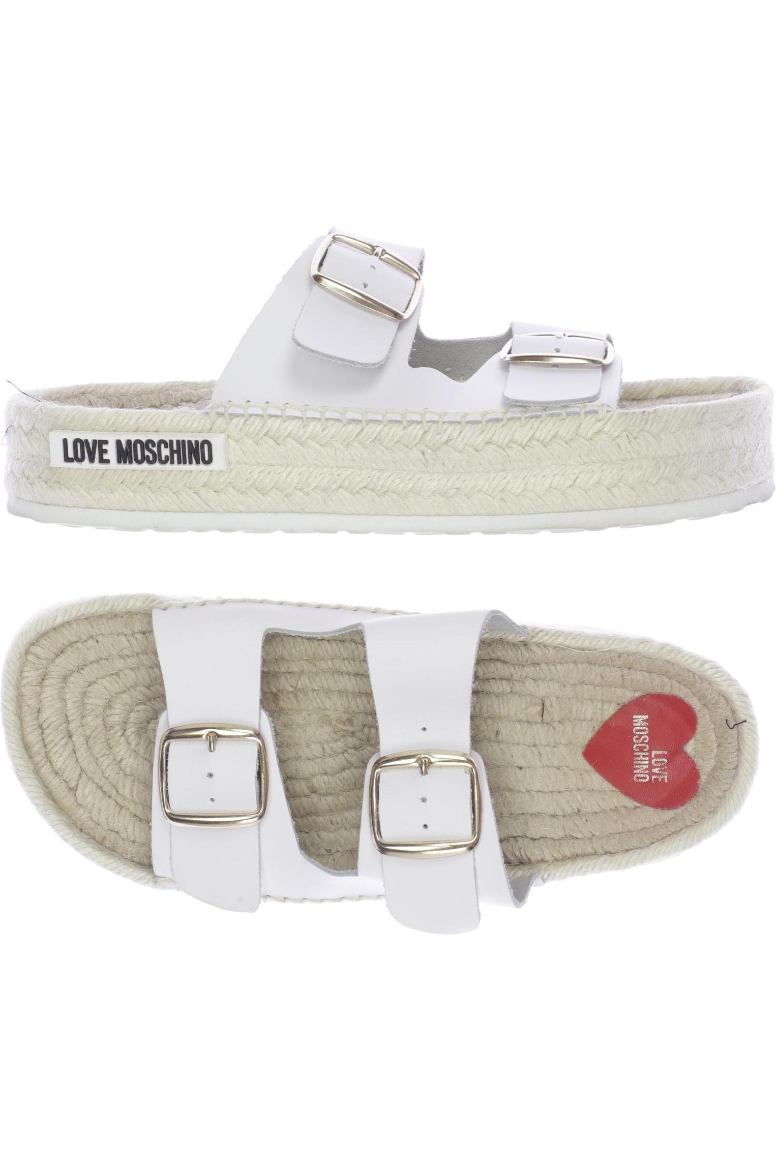 

Love Moschino Damen Sandale, weiß, Gr. 38
