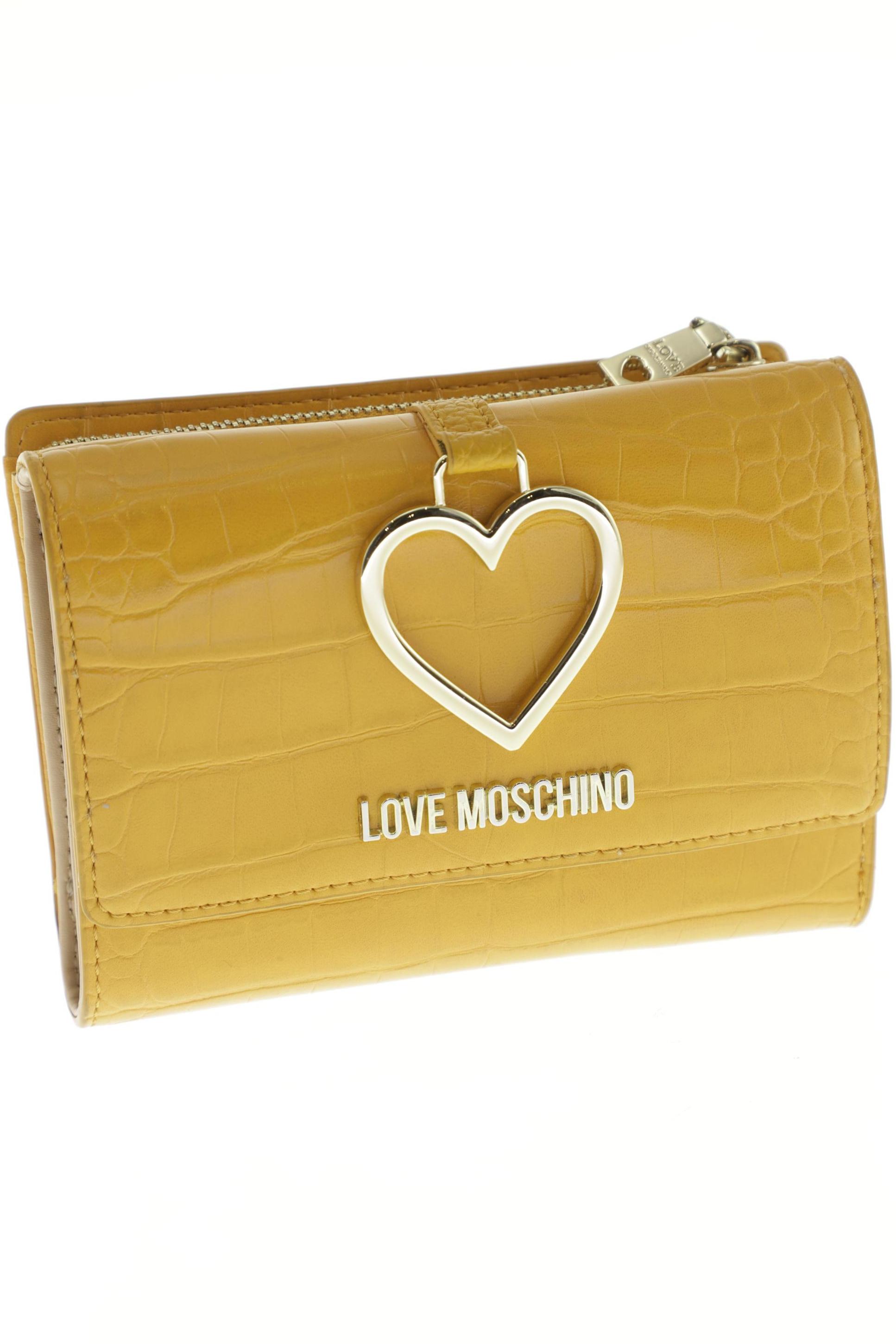 

Love Moschino Damen Portemonnaie, gelb, Gr.