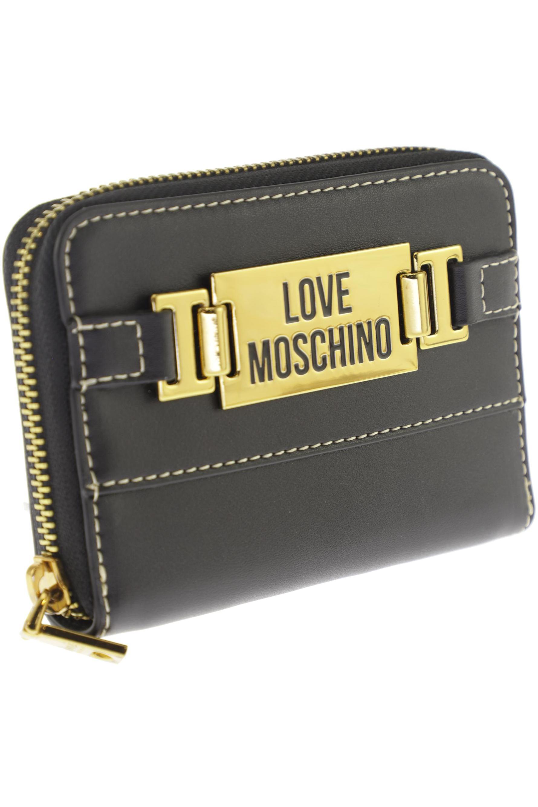 

Love Moschino Damen Portemonnaie, schwarz, Gr.