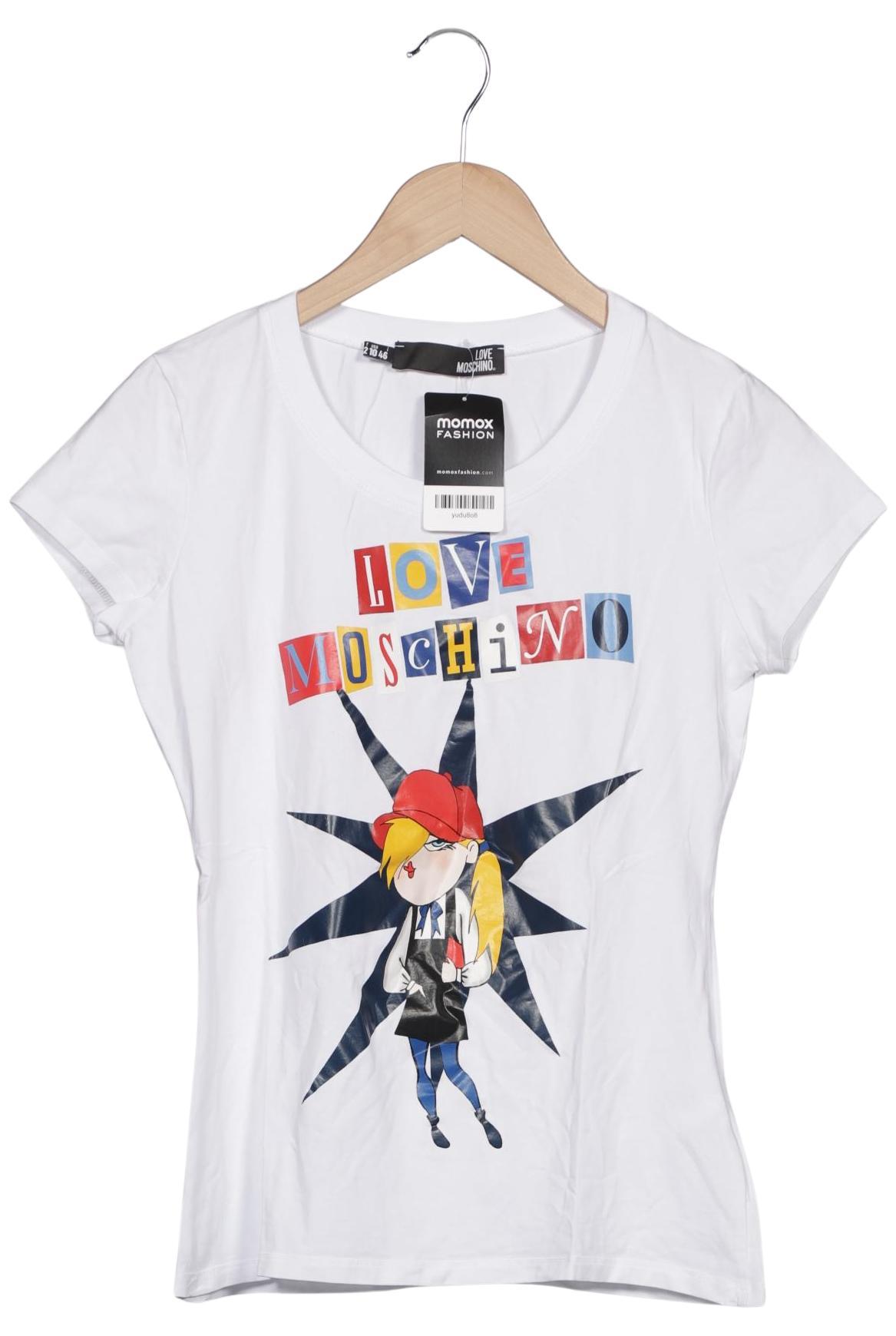 

Love Moschino Damen T-Shirt, weiß, Gr. 42
