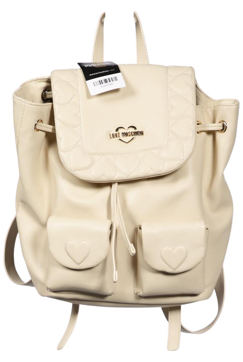 

Love Moschino Damen Rucksack, beige, Gr.