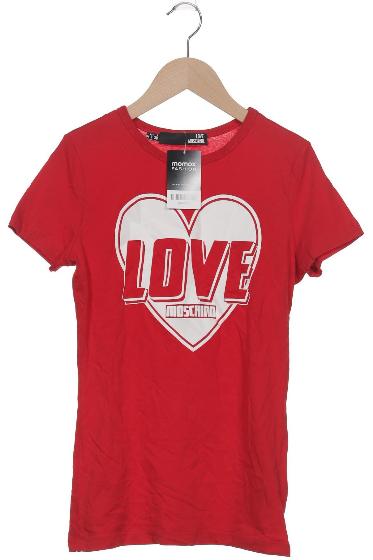 

Love Moschino Damen T-Shirt, rot, Gr. 34