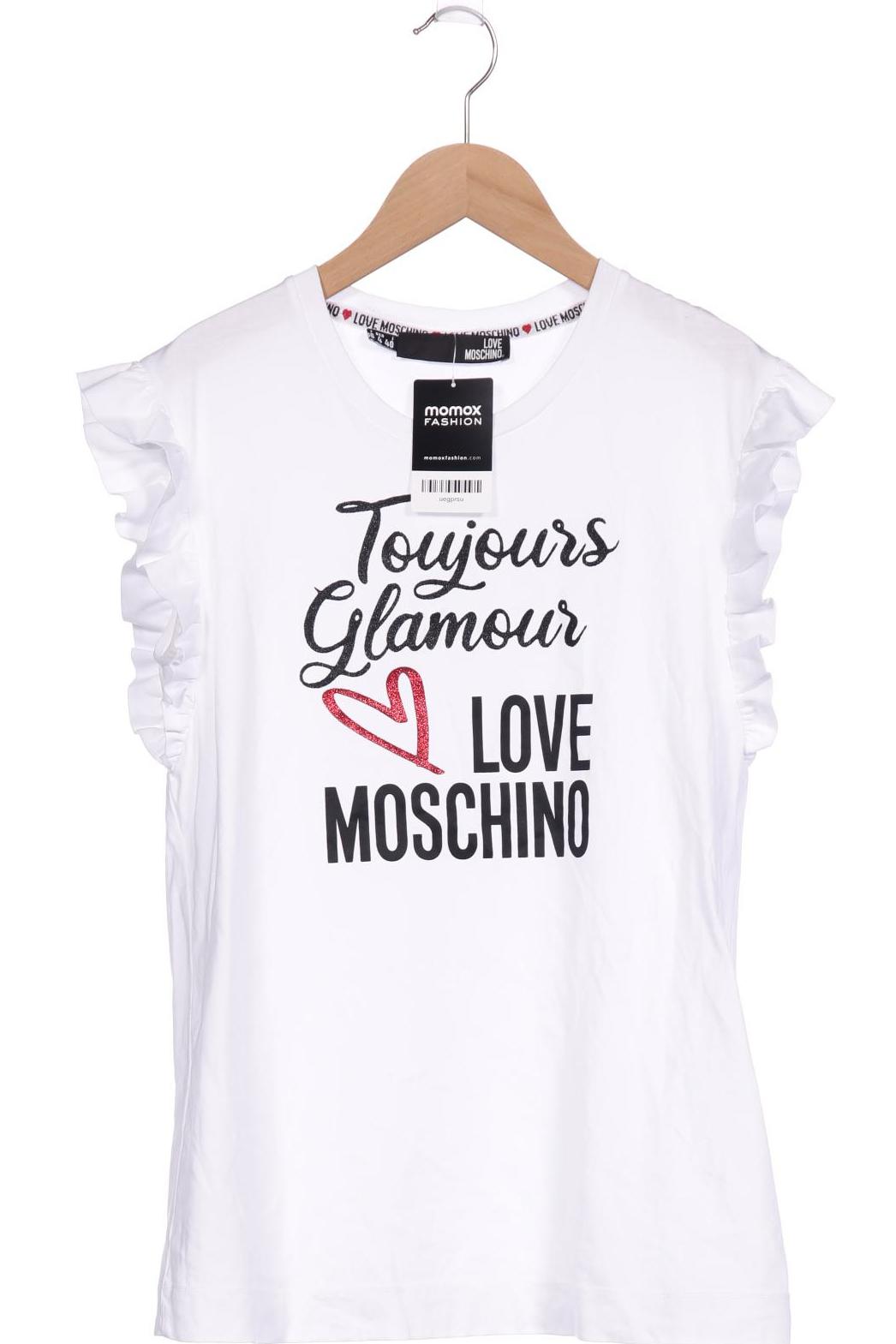 

LOVE MOSCHINO Damen T-Shirt, weiß