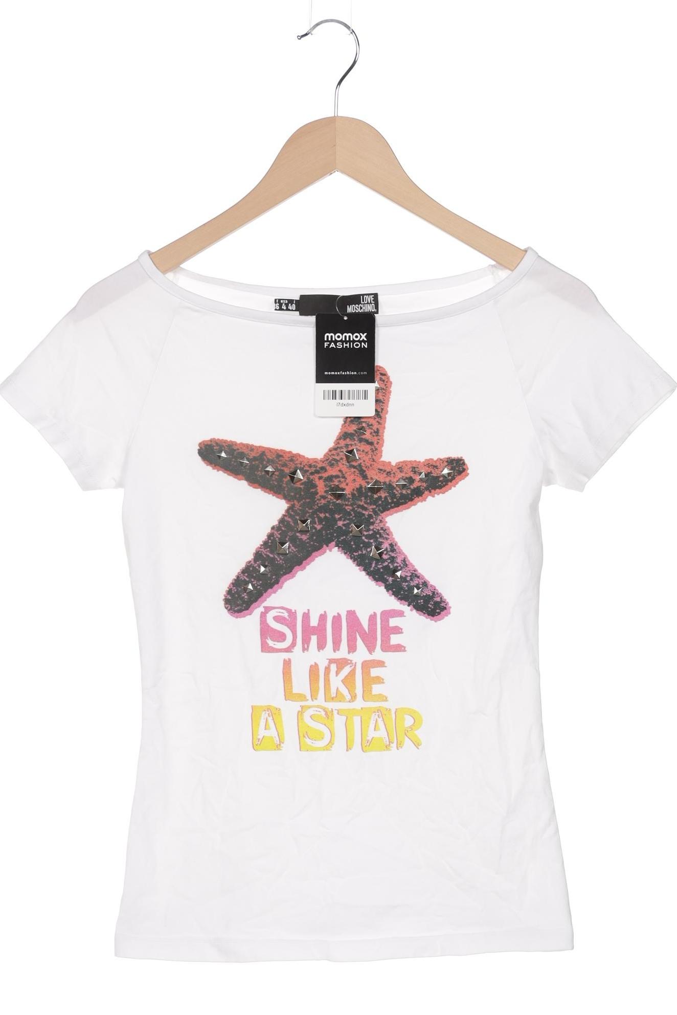 

Love Moschino Damen T-Shirt, weiß, Gr. 36