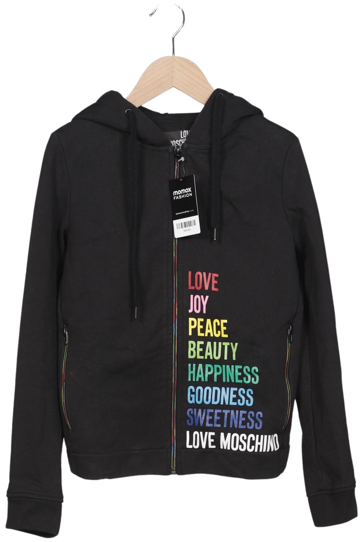 

Love Moschino Damen Kapuzenpullover, schwarz, Gr. 36