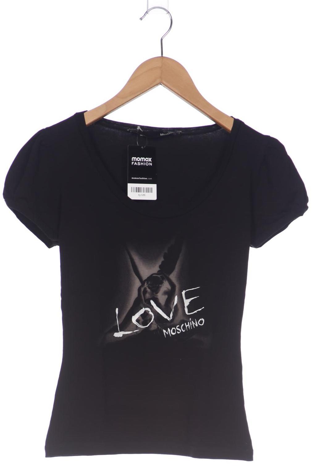 

Love Moschino Damen T-Shirt, schwarz, Gr. 36