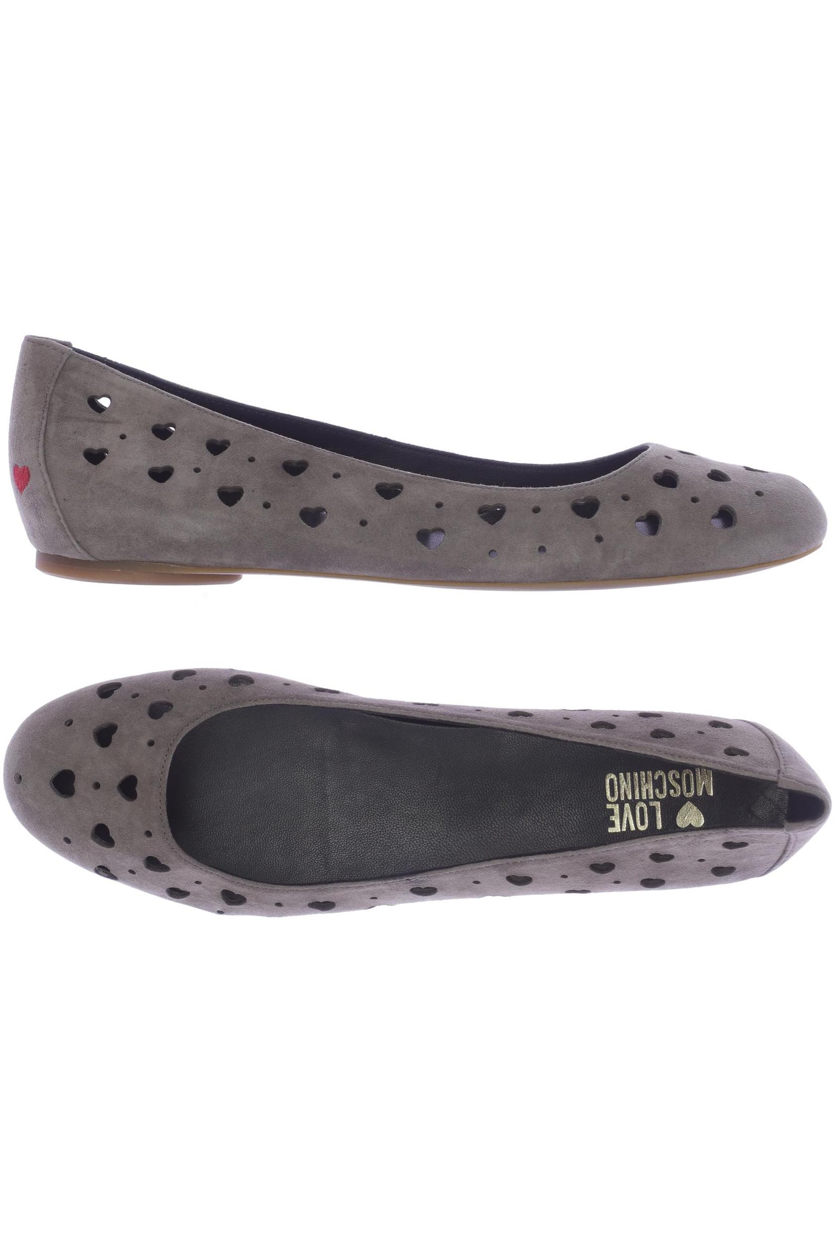 

Love Moschino Damen Ballerinas, grau, Gr. 40