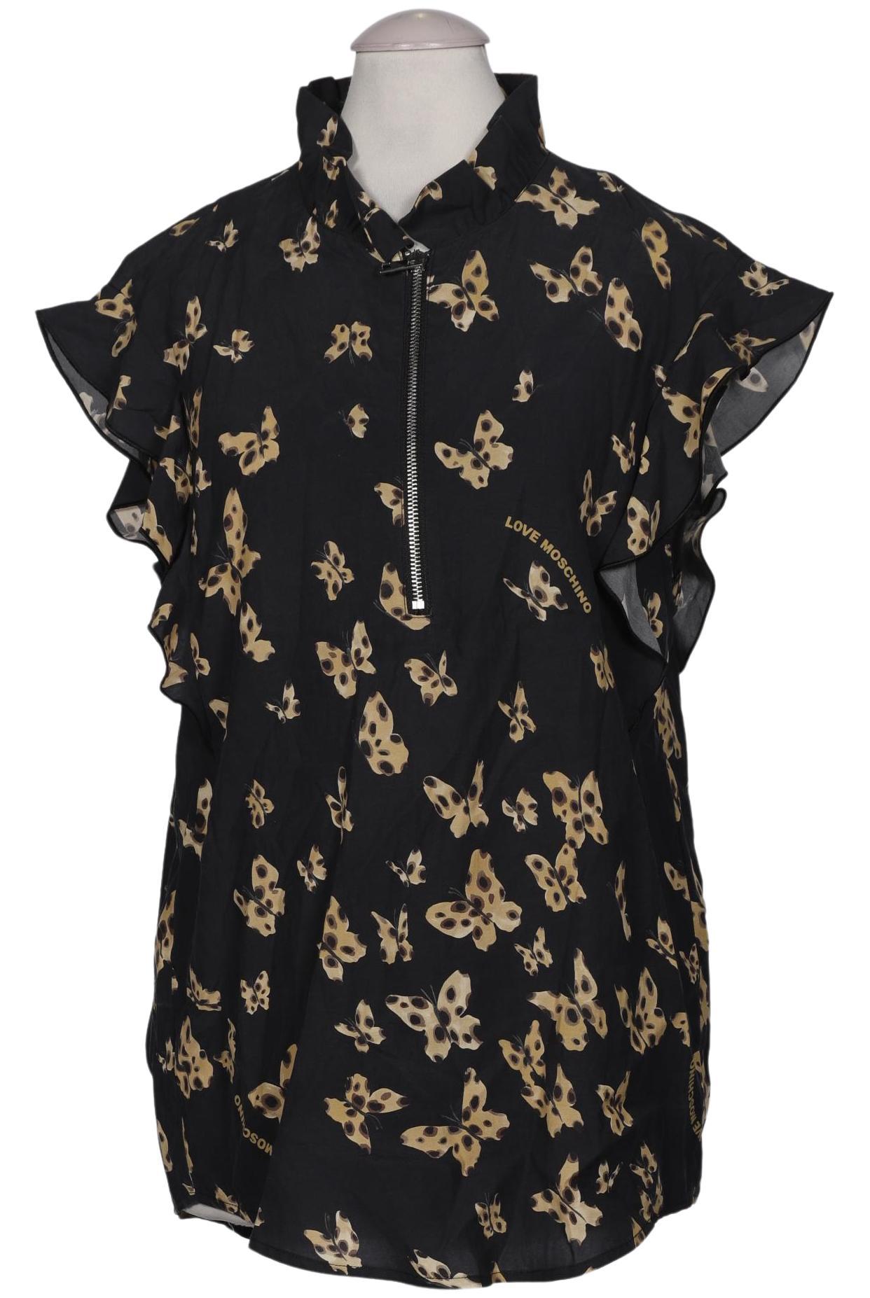 

Love Moschino Damen Bluse, marineblau, Gr. 34