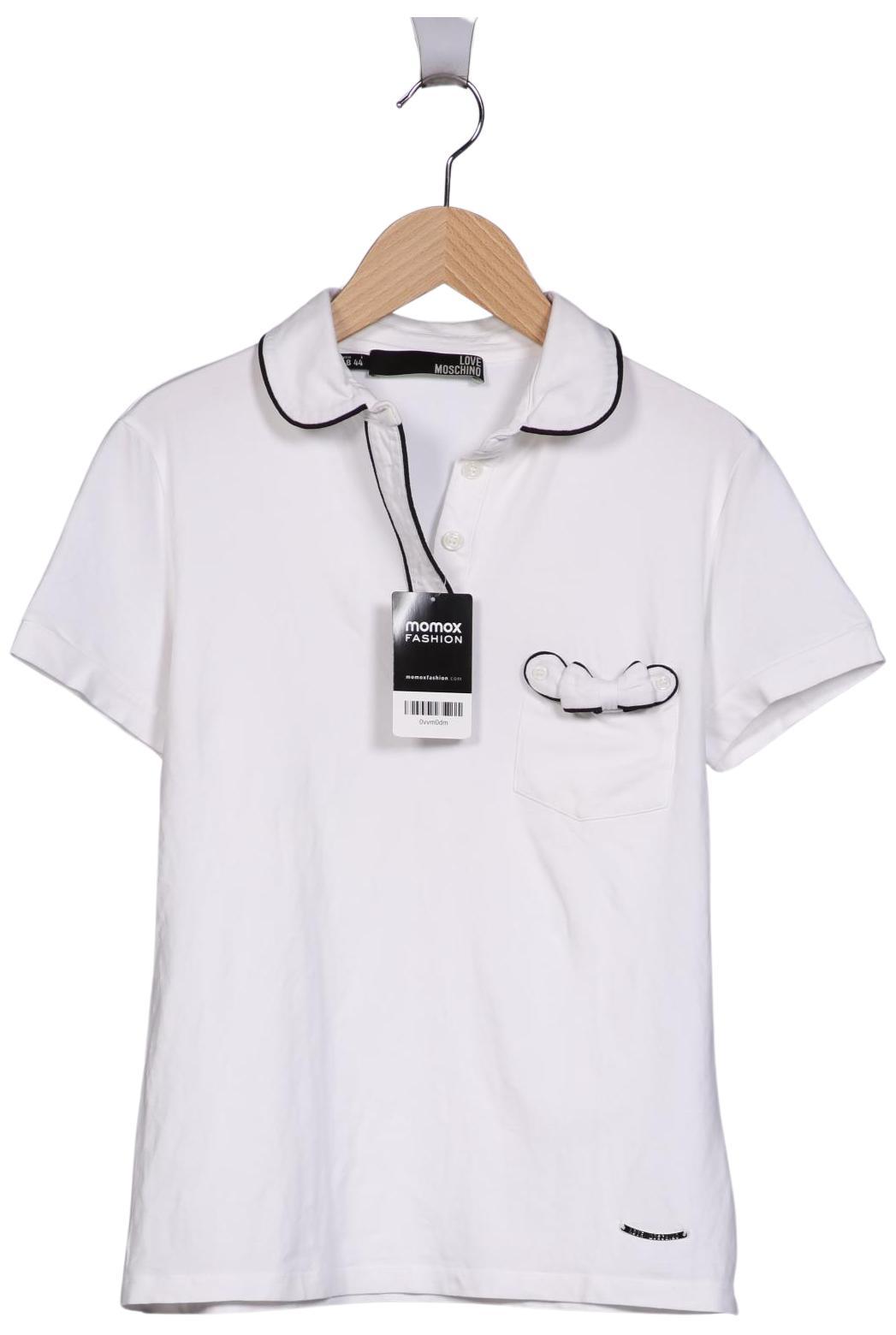 

Love Moschino Damen Poloshirt, weiß, Gr. 40