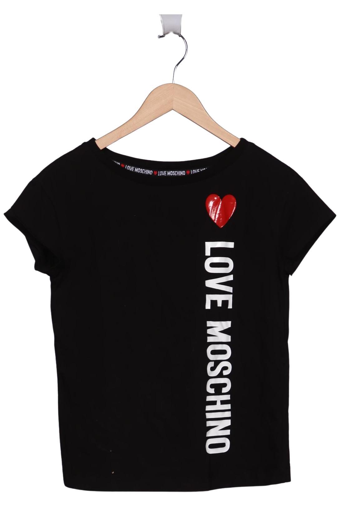 

Love Moschino Damen T-Shirt, schwarz, Gr. 36