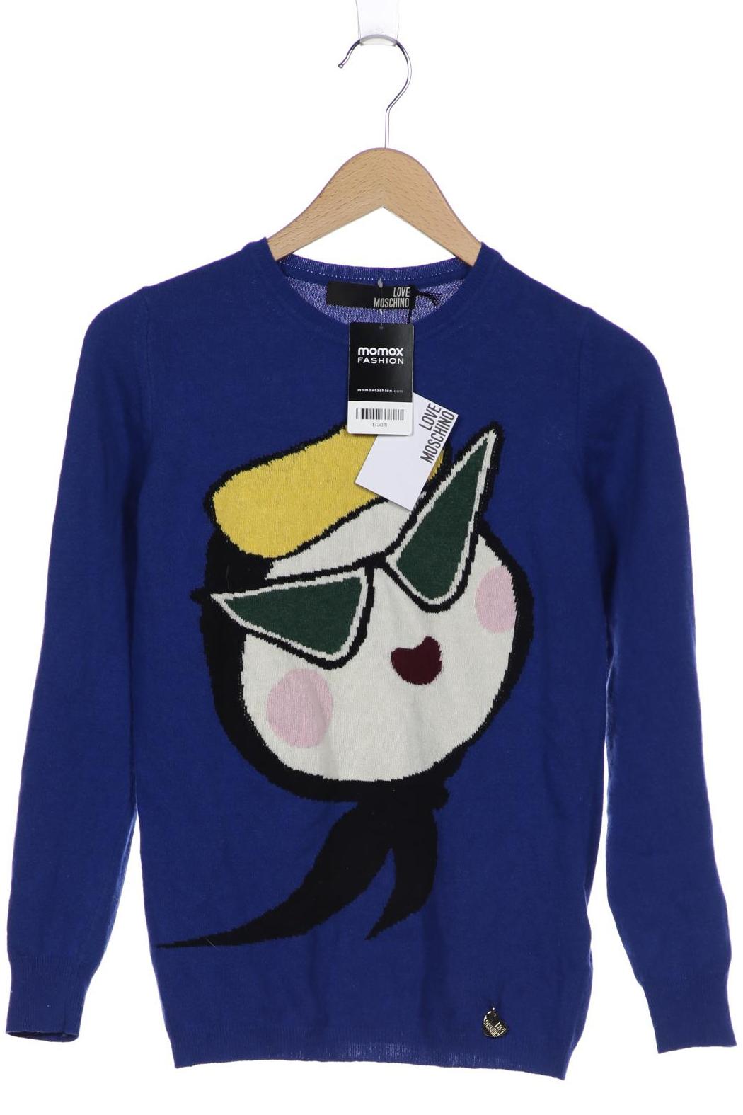 

LOVE MOSCHINO Damen Pullover, blau