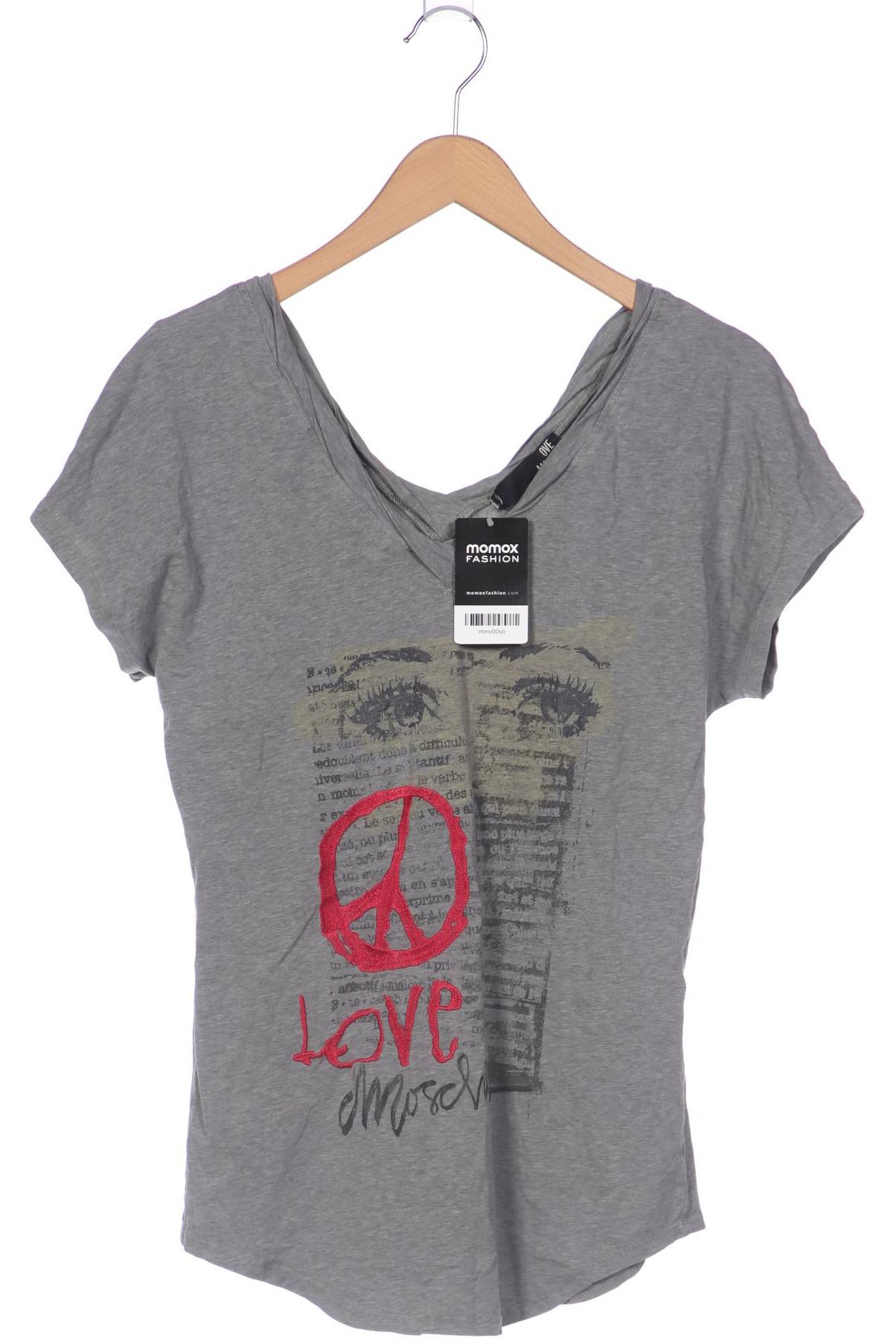 

Love Moschino Damen T-Shirt, grau, Gr. 38