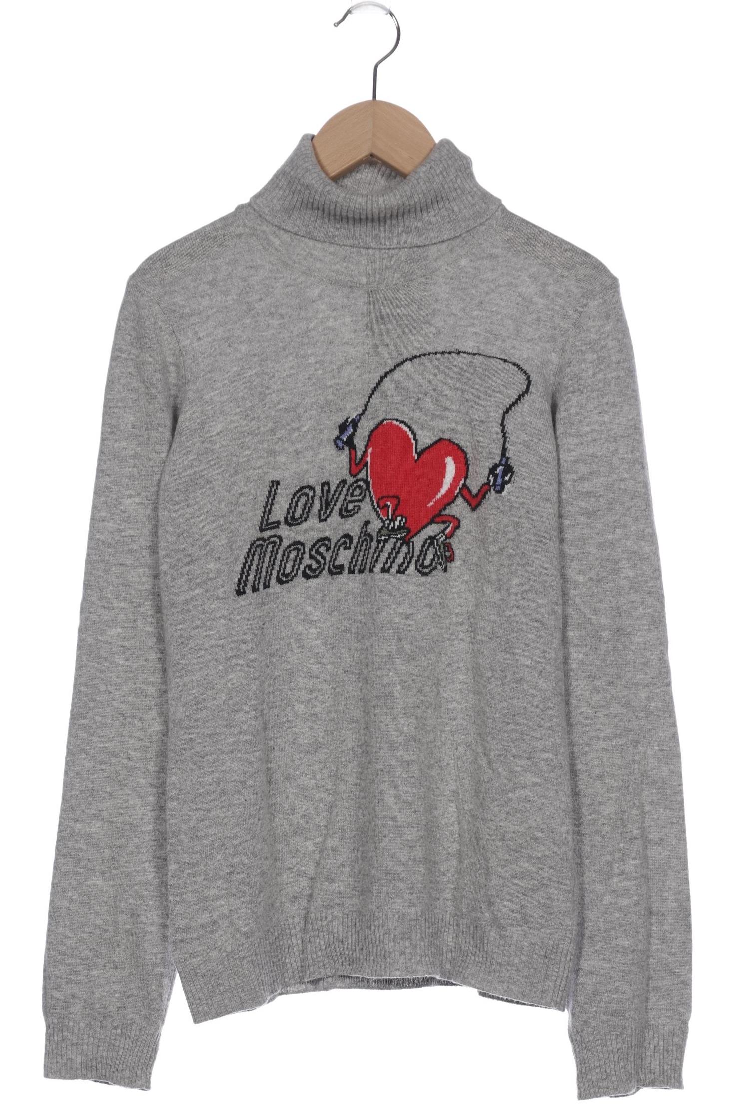 

Love Moschino Damen Pullover, grau, Gr. 36