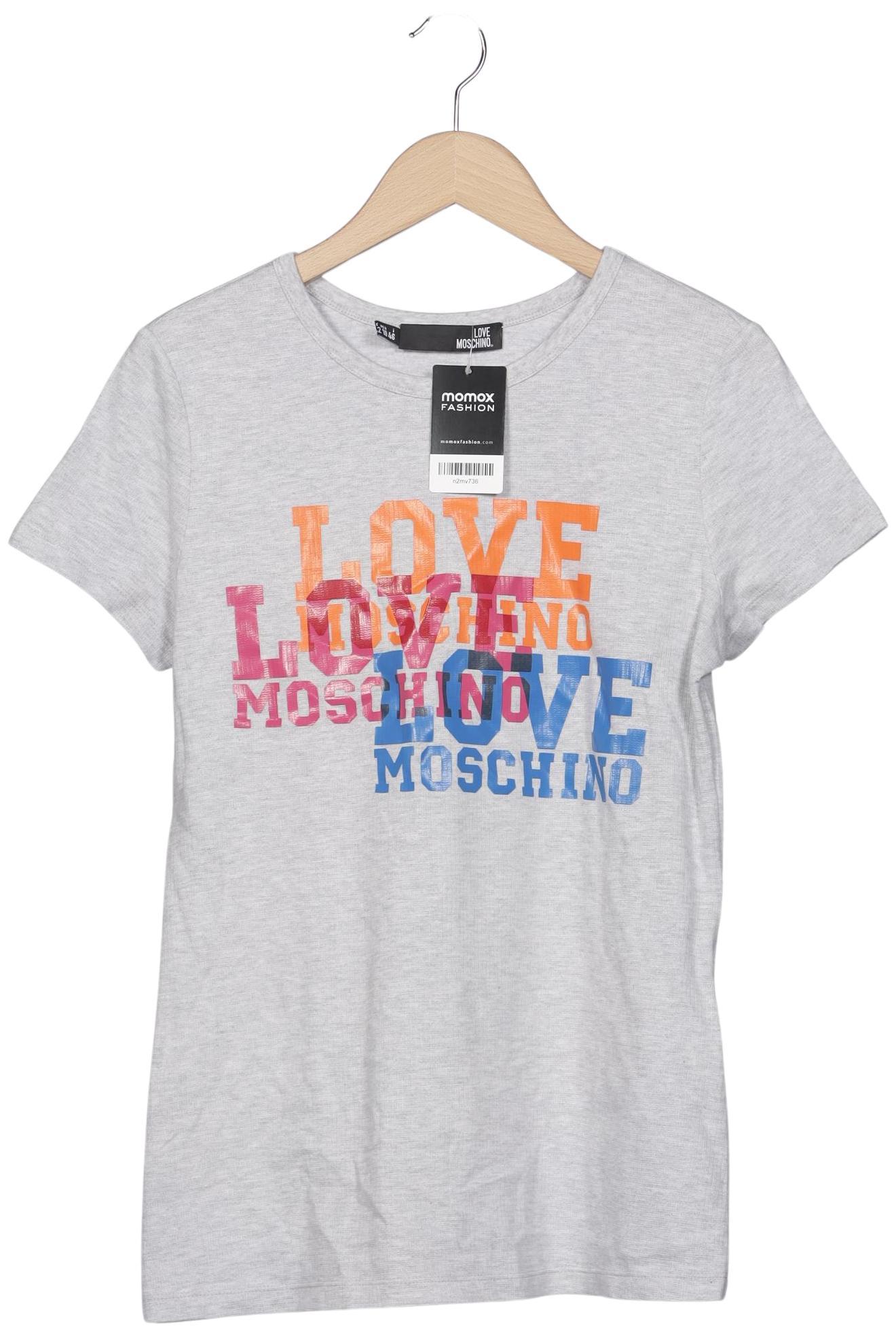 

Love Moschino Damen T-Shirt, grau, Gr. 42