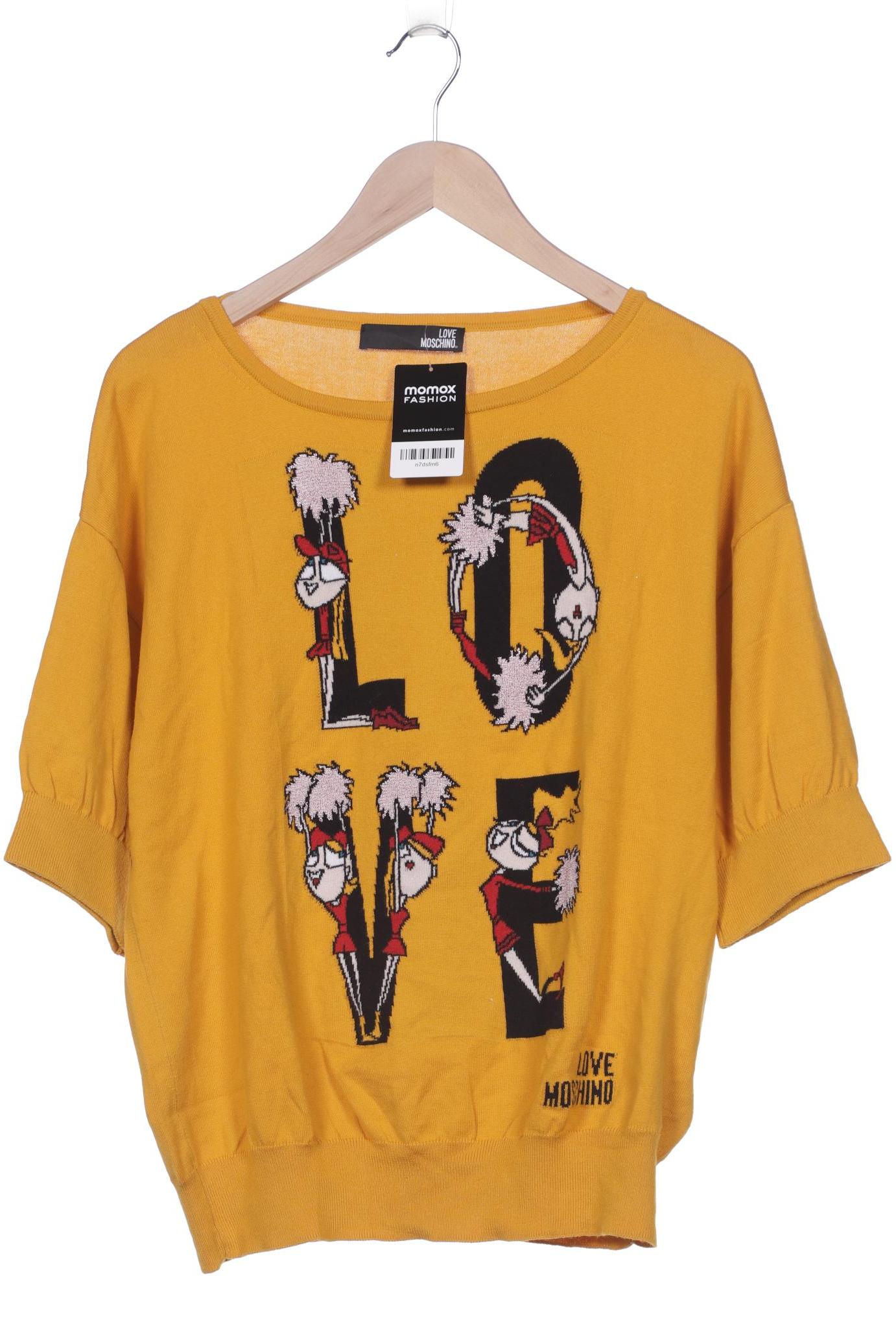 

Love Moschino Damen Pullover, gelb, Gr. 42