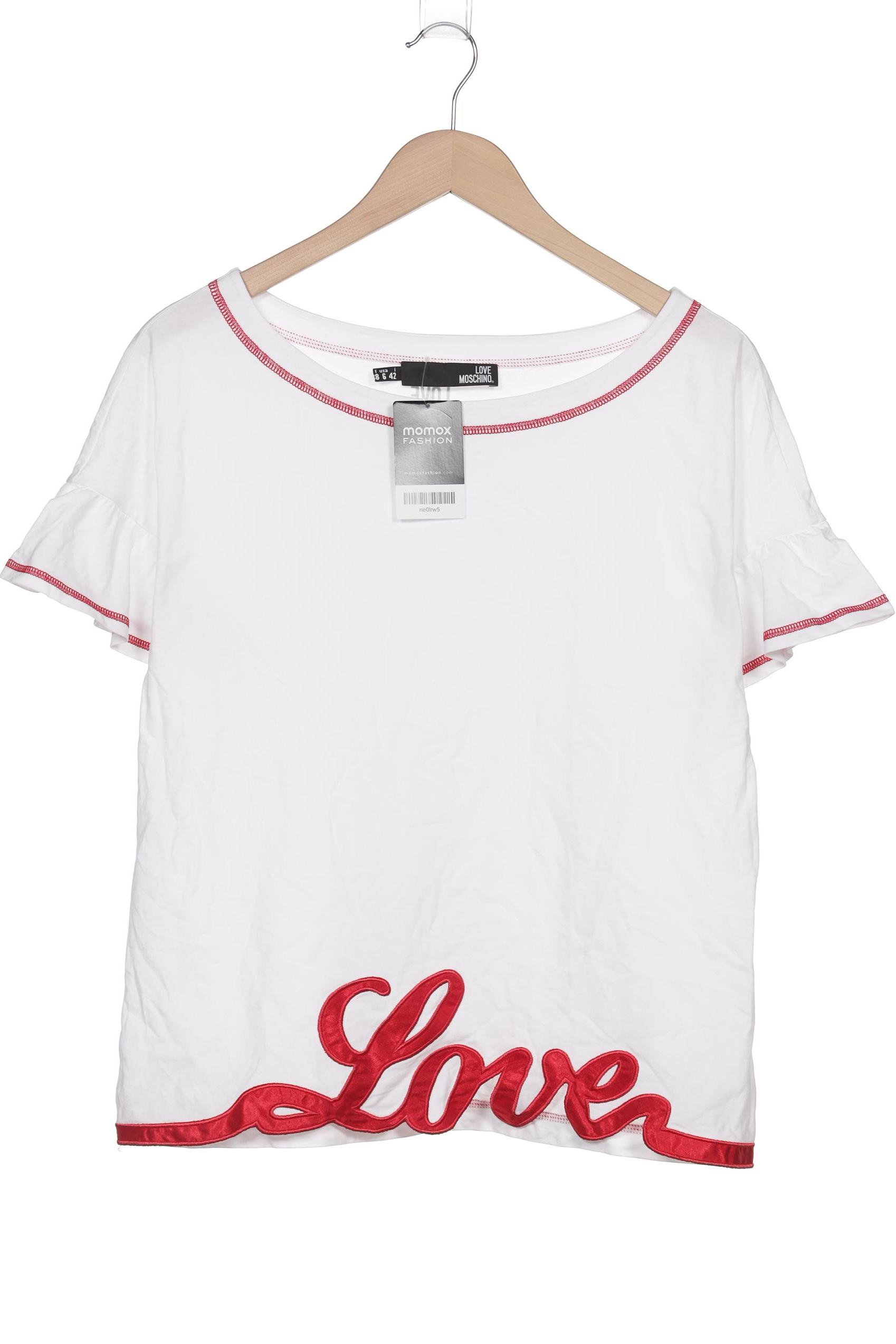 

Love Moschino Damen T-Shirt, weiß, Gr. 36