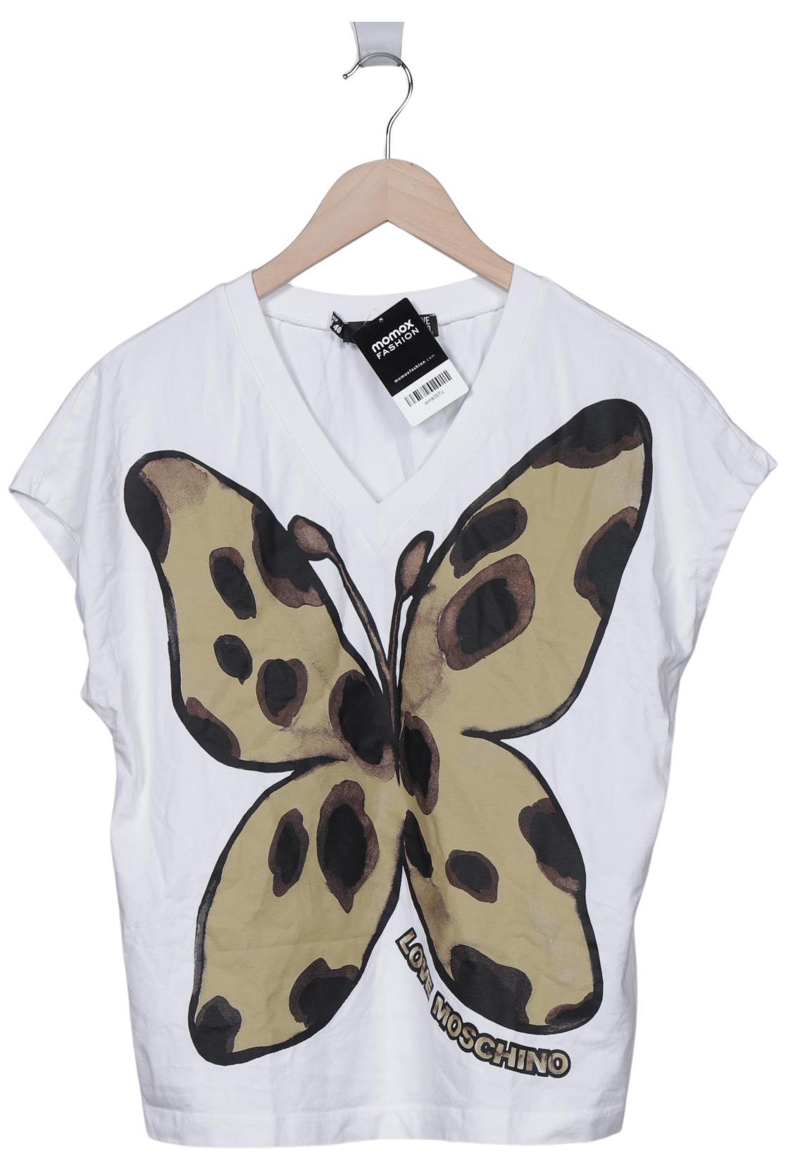 

Love Moschino Damen T-Shirt, weiß, Gr. 34