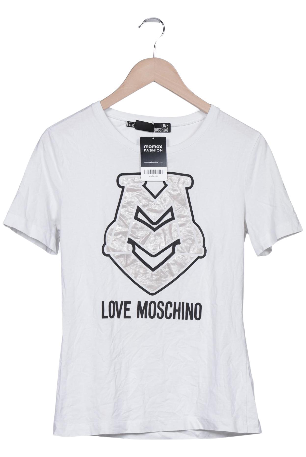 

Love Moschino Damen T-Shirt, weiß, Gr. 38