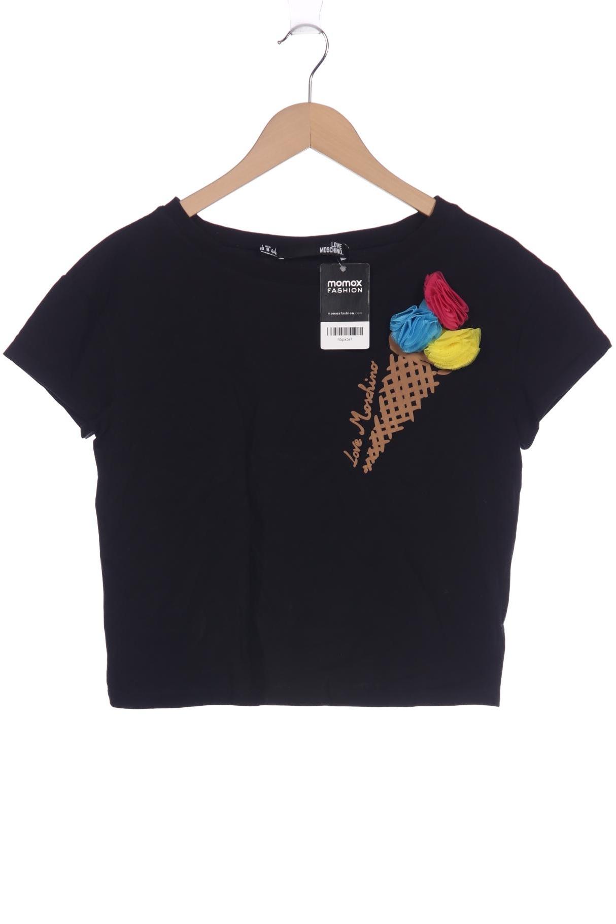

Love Moschino Damen T-Shirt, schwarz, Gr. 40
