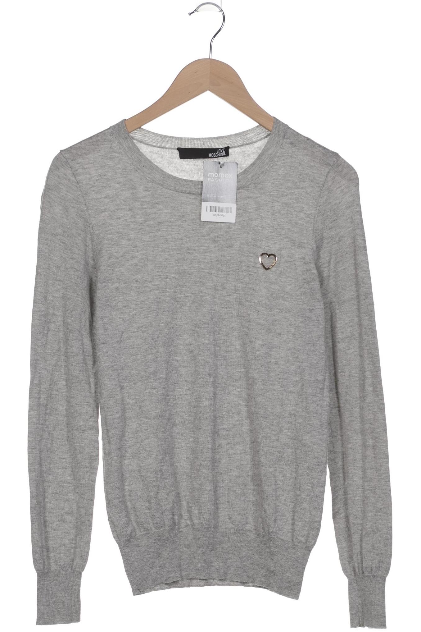 

Love Moschino Damen Pullover, grau, Gr. 38
