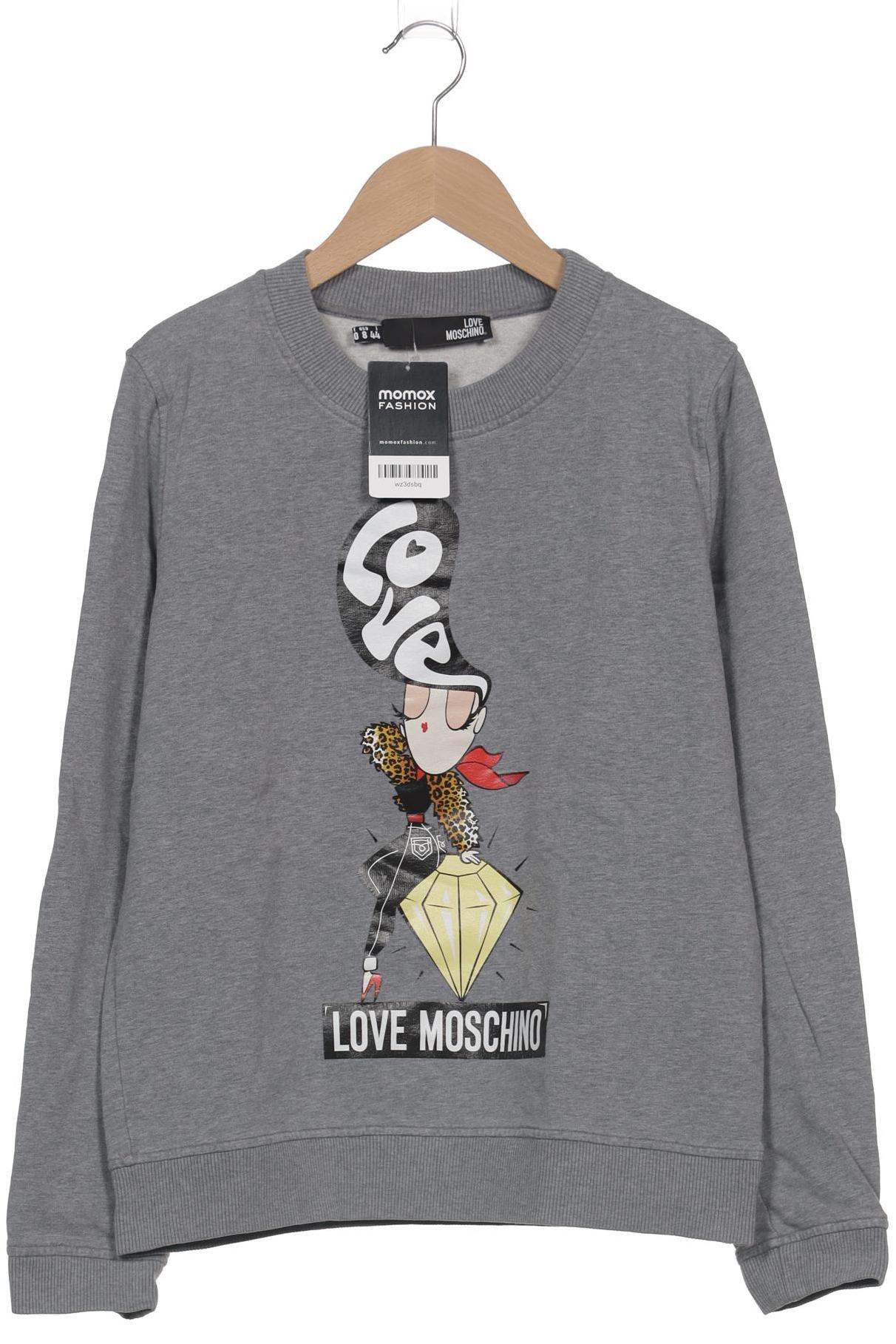 

Love Moschino Damen Sweatshirt, grau, Gr. 40